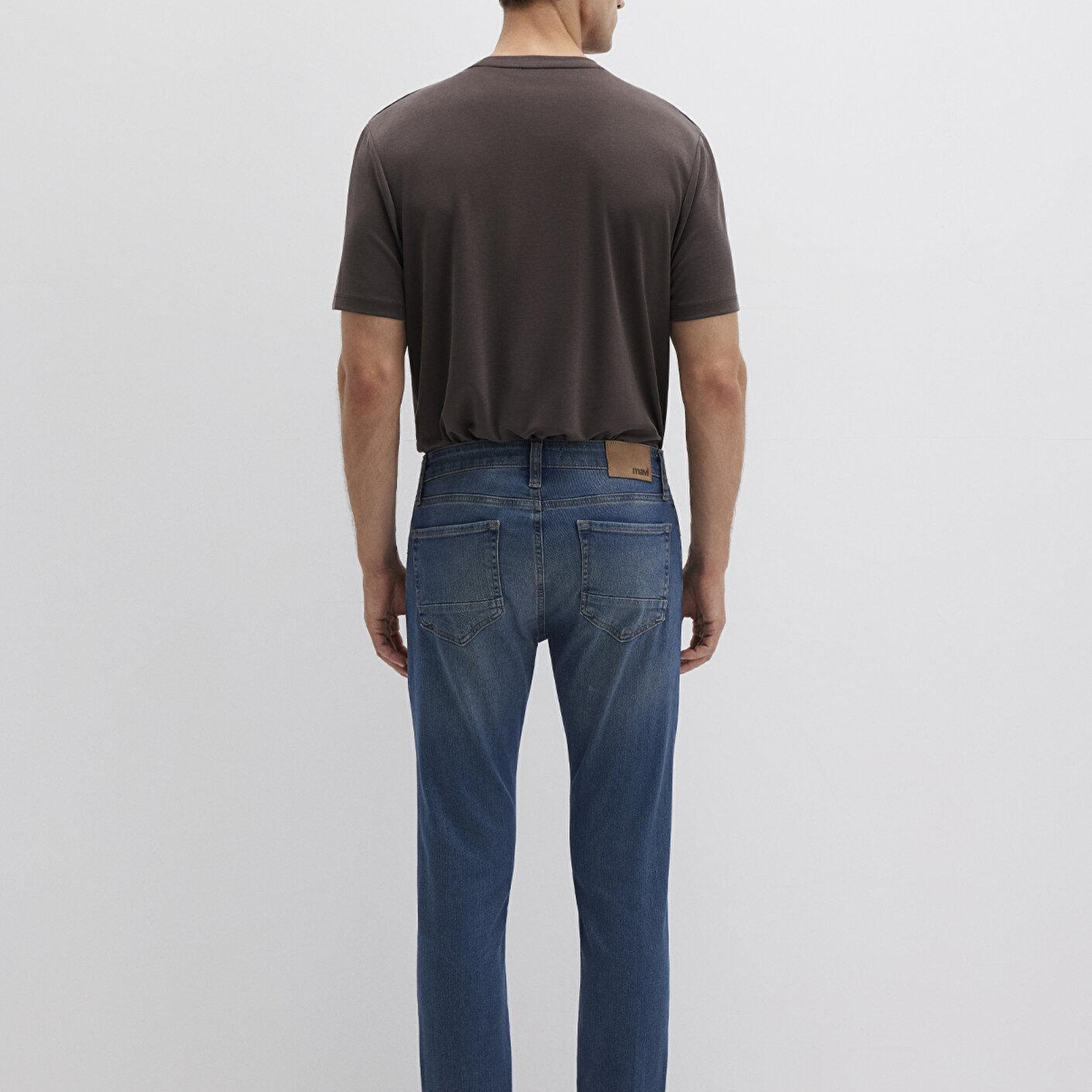 Mavi Marcus Gölgeli İndigo Mavisi Jean Pantolon 8835126869