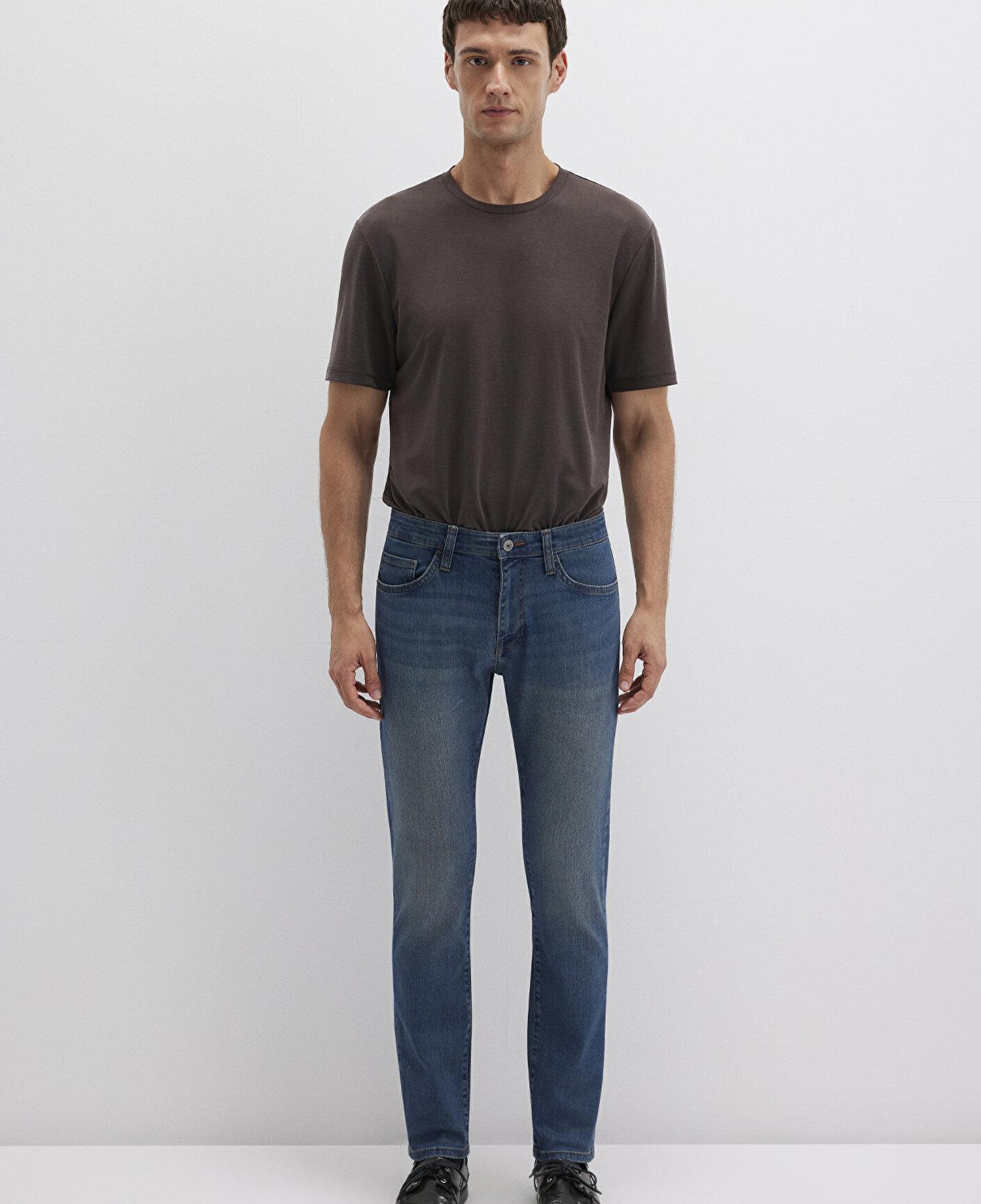 Mavi Marcus Gölgeli İndigo Mavisi Jean Pantolon 8835126869