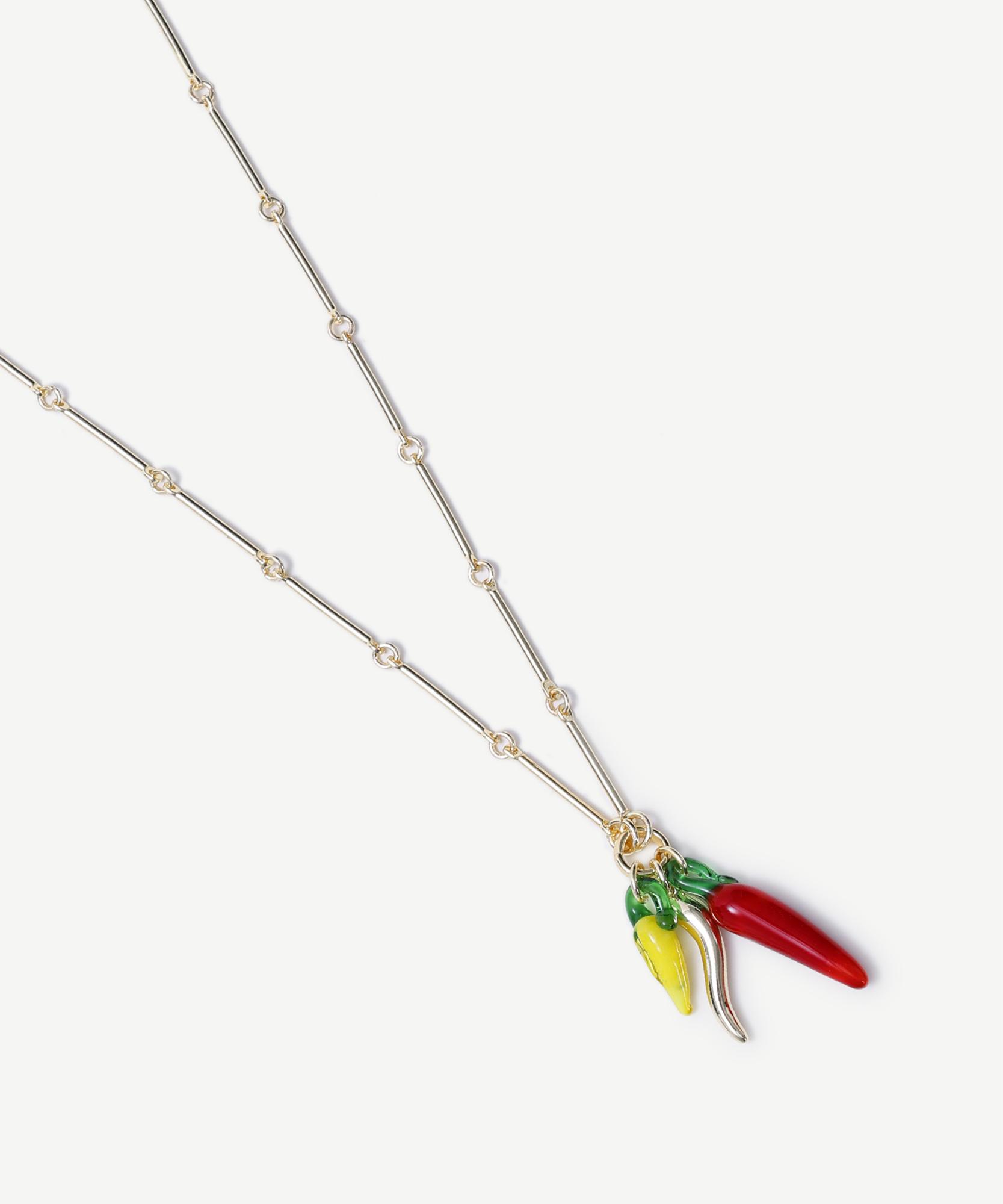 YARGICI Charm Detaylı Uzun Kolye