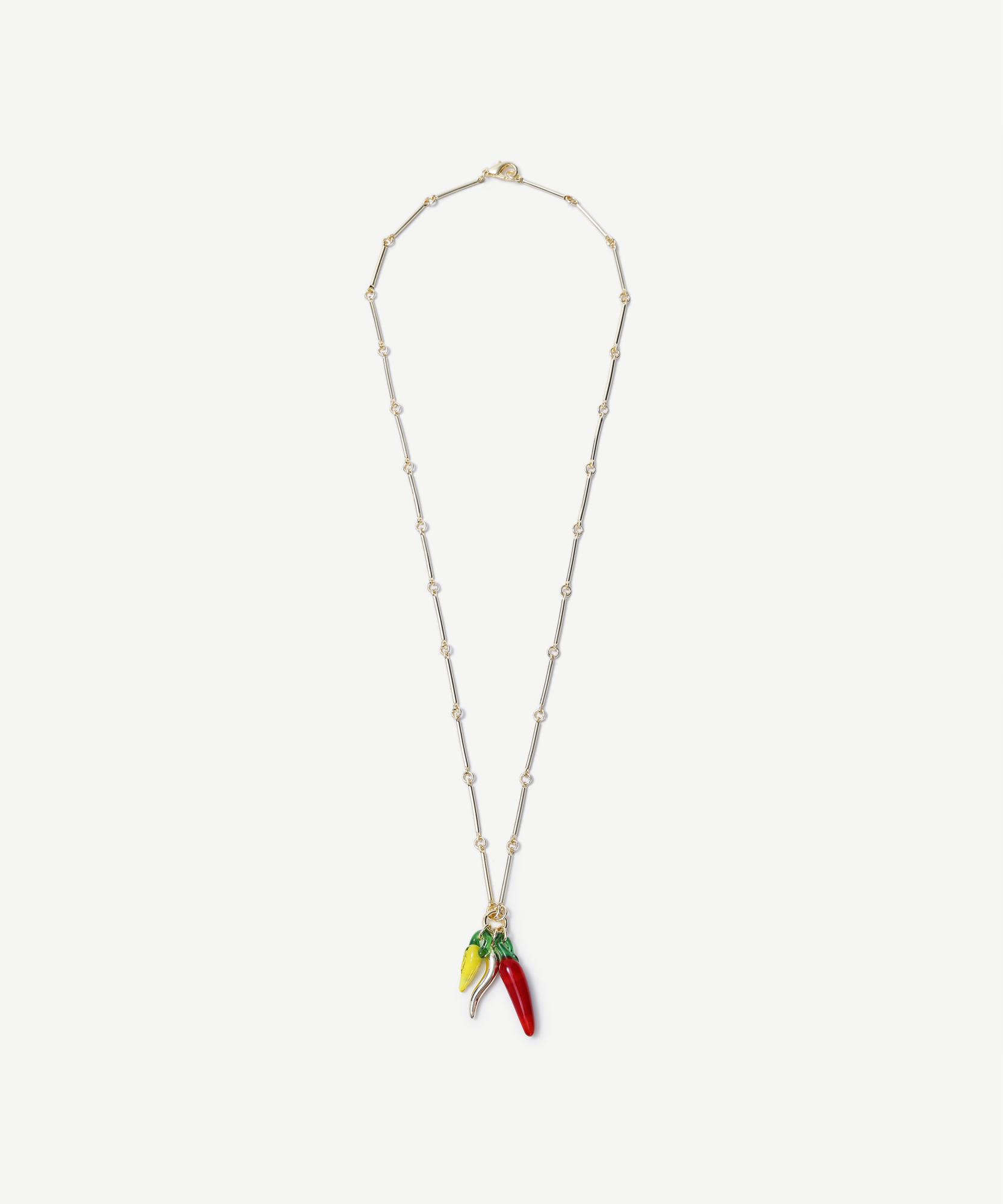 YARGICI Charm Detaylı Uzun Kolye