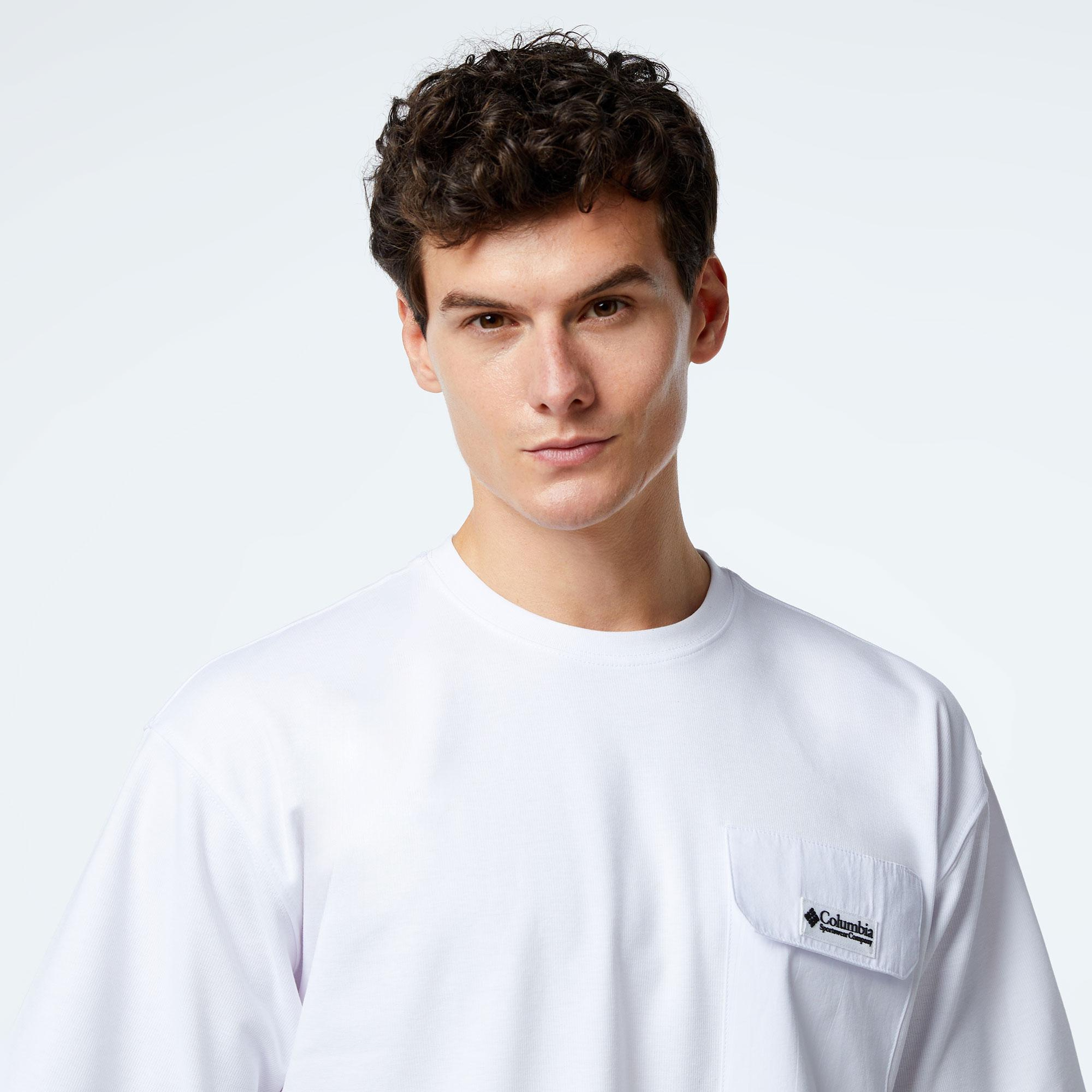 Columbia Heritage Erkek Beyaz T-Shirt