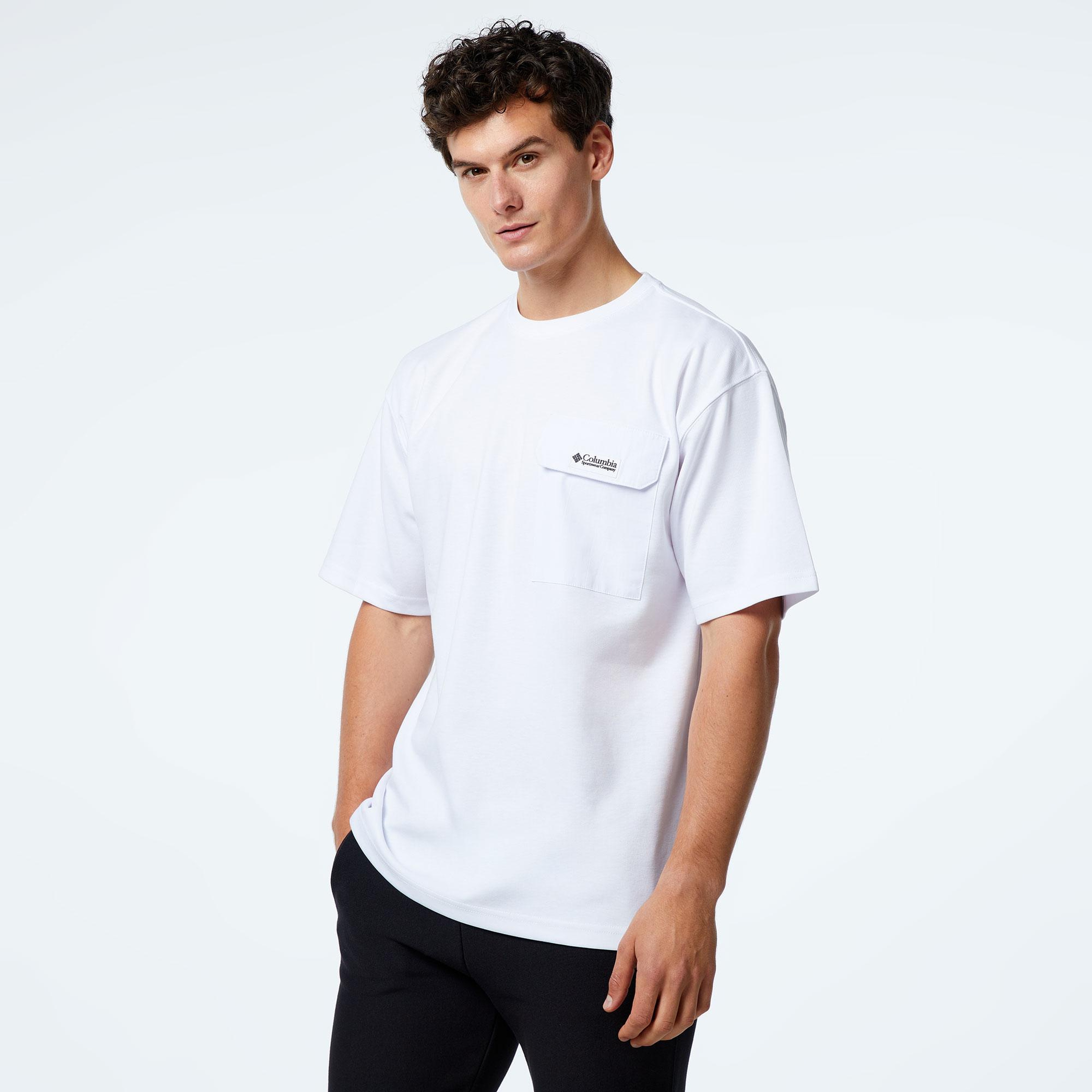 Columbia Heritage Erkek Beyaz T-Shirt