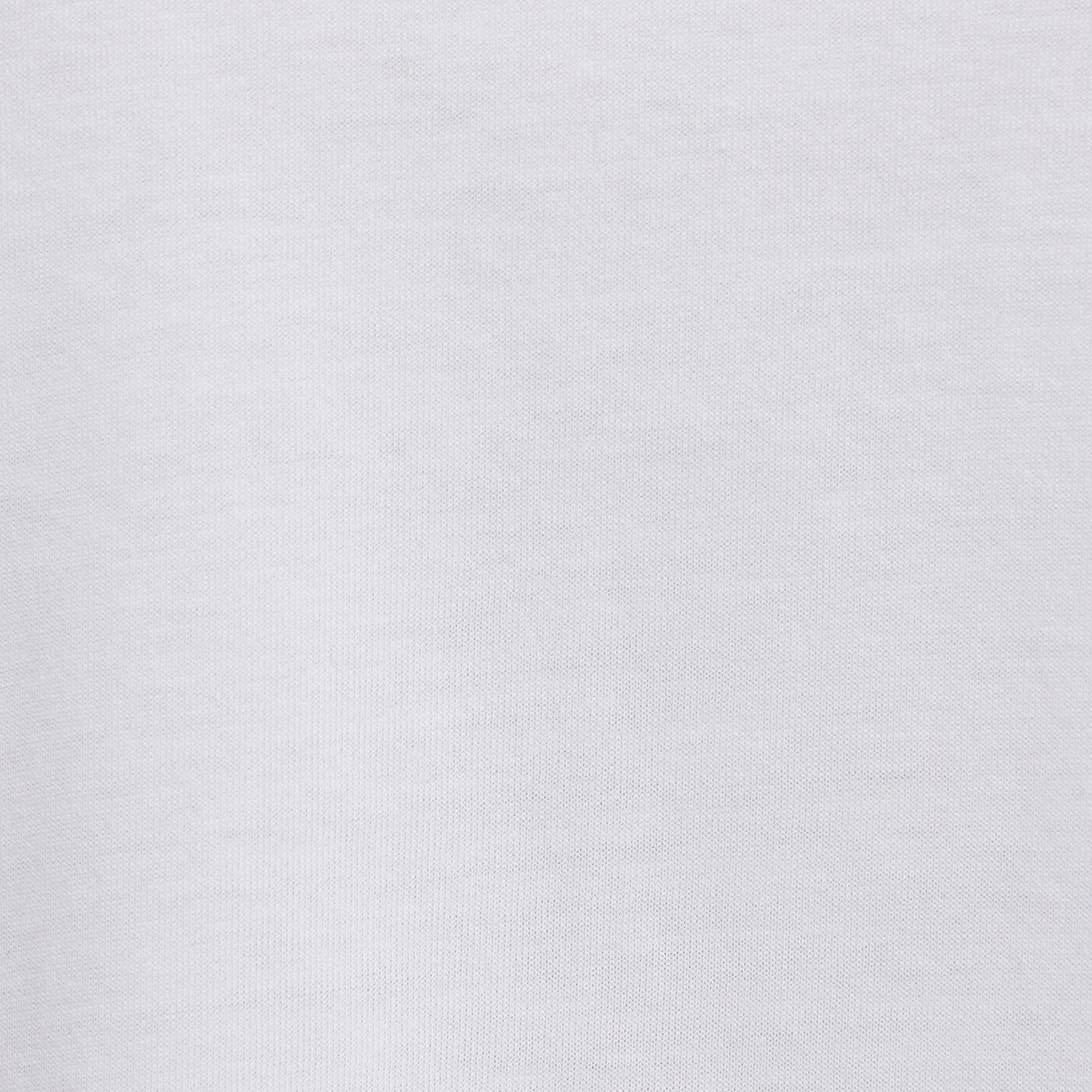 Mavi V Yaka Beyaz Basic Tişört Regular Fit / Normal Kesim 166248-620