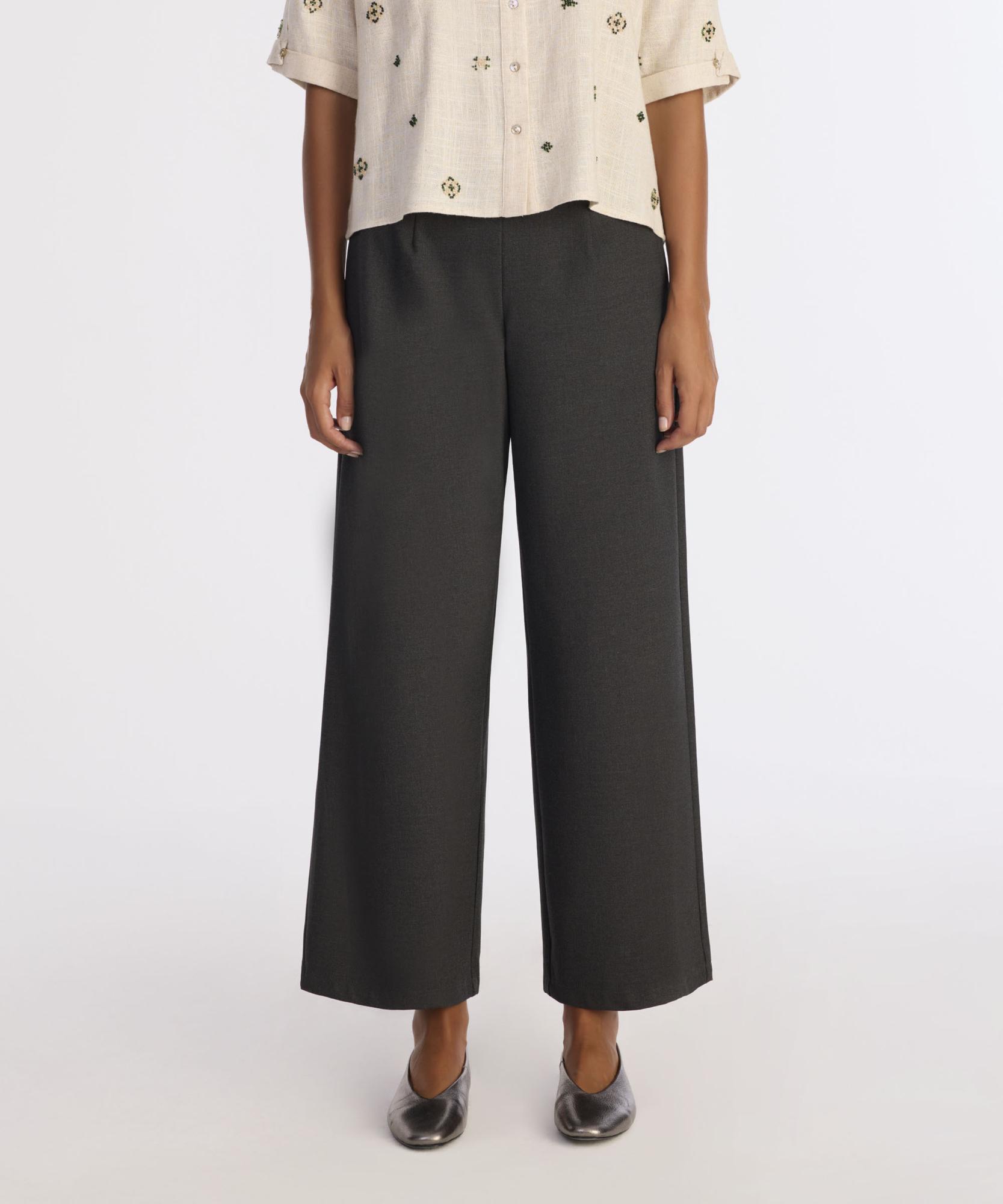 YARGICI Wide Leg Yüksek Bel Pantolon