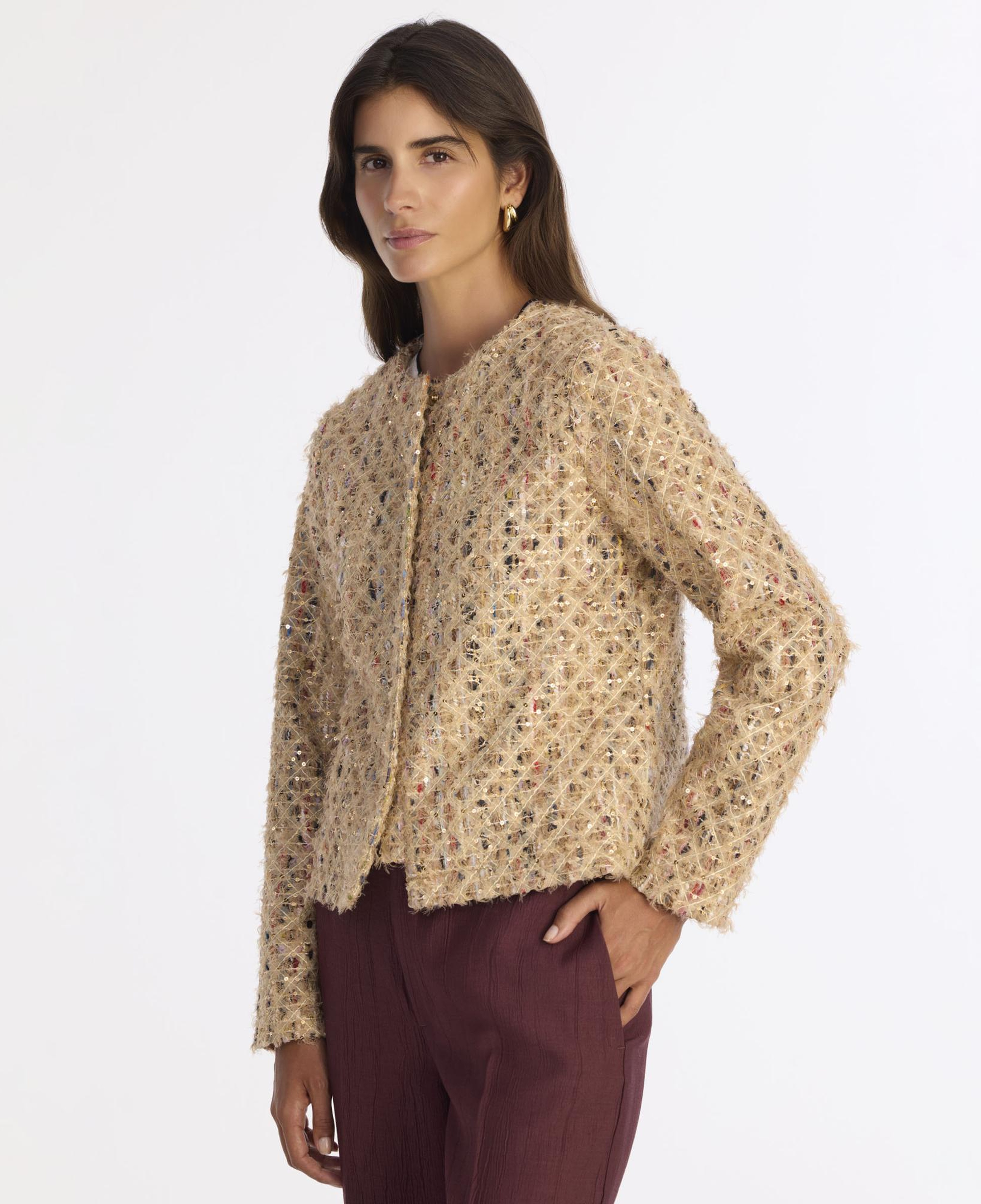 YARGICI Cropped Bisiklet Yaka Uzun Kol Ceket