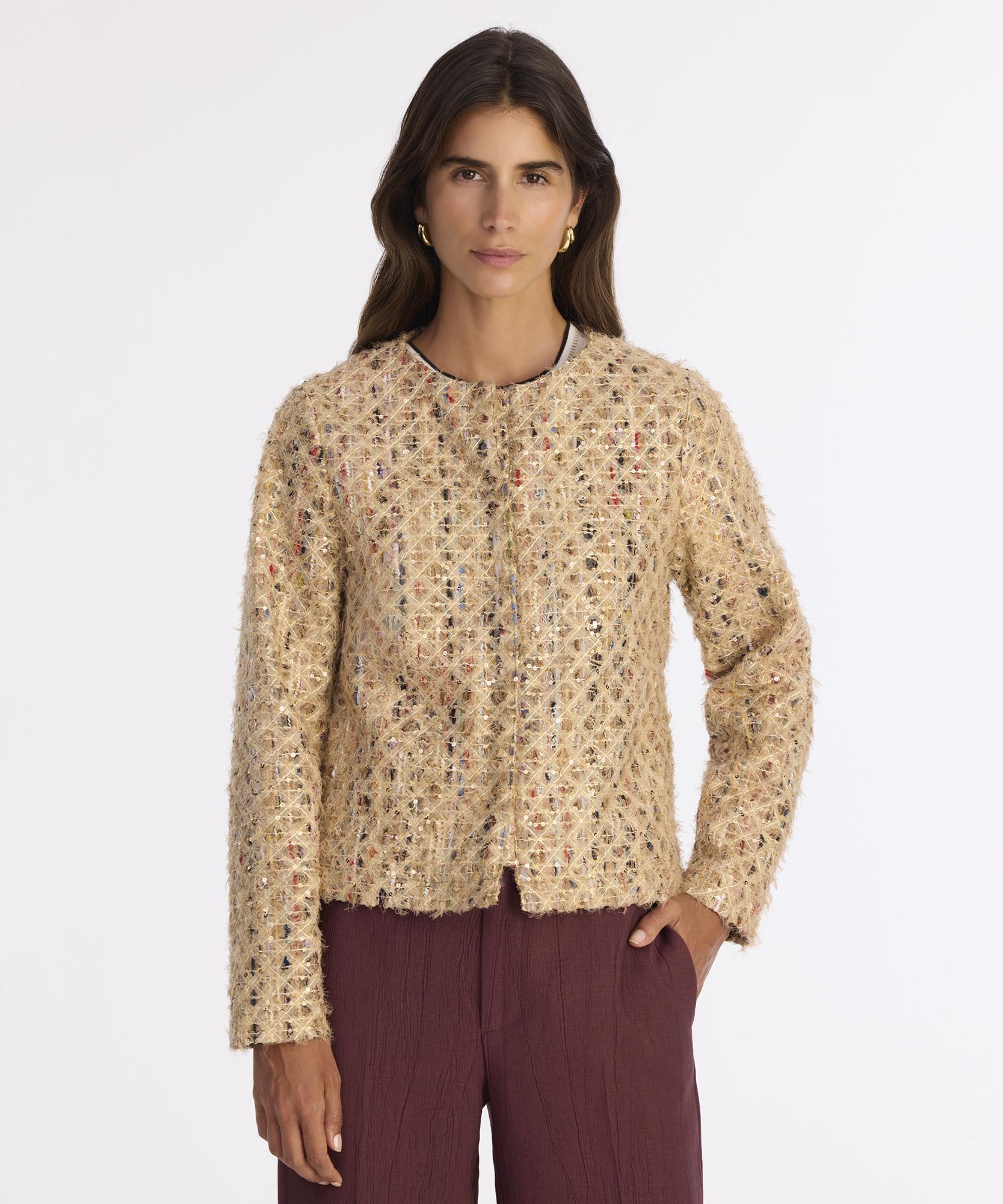 YARGICI Cropped Bisiklet Yaka Uzun Kol Ceket