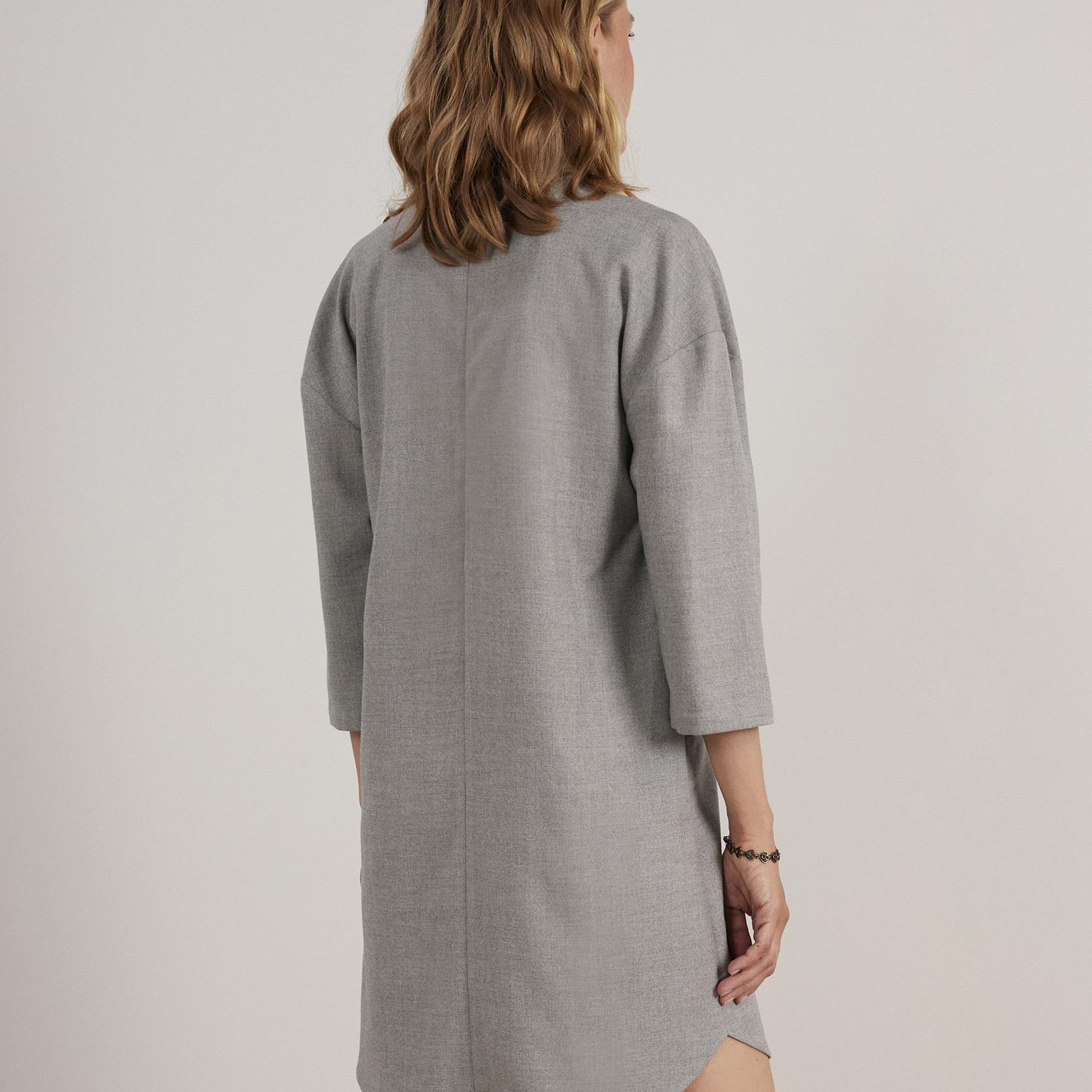 YARGICI Dik Yakalı Elbise