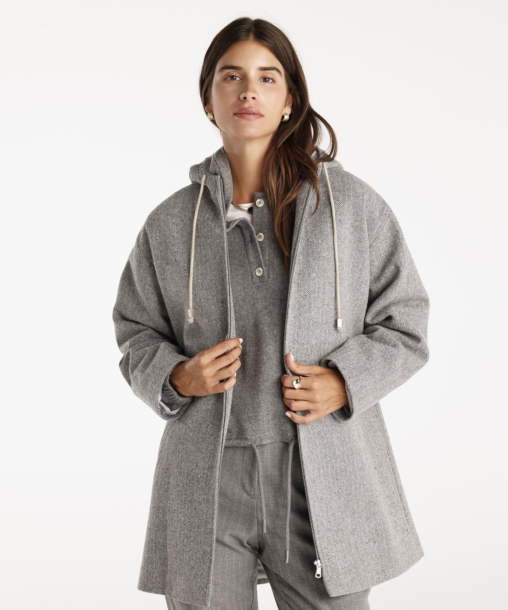 YARGICI Fermuarlı Palto