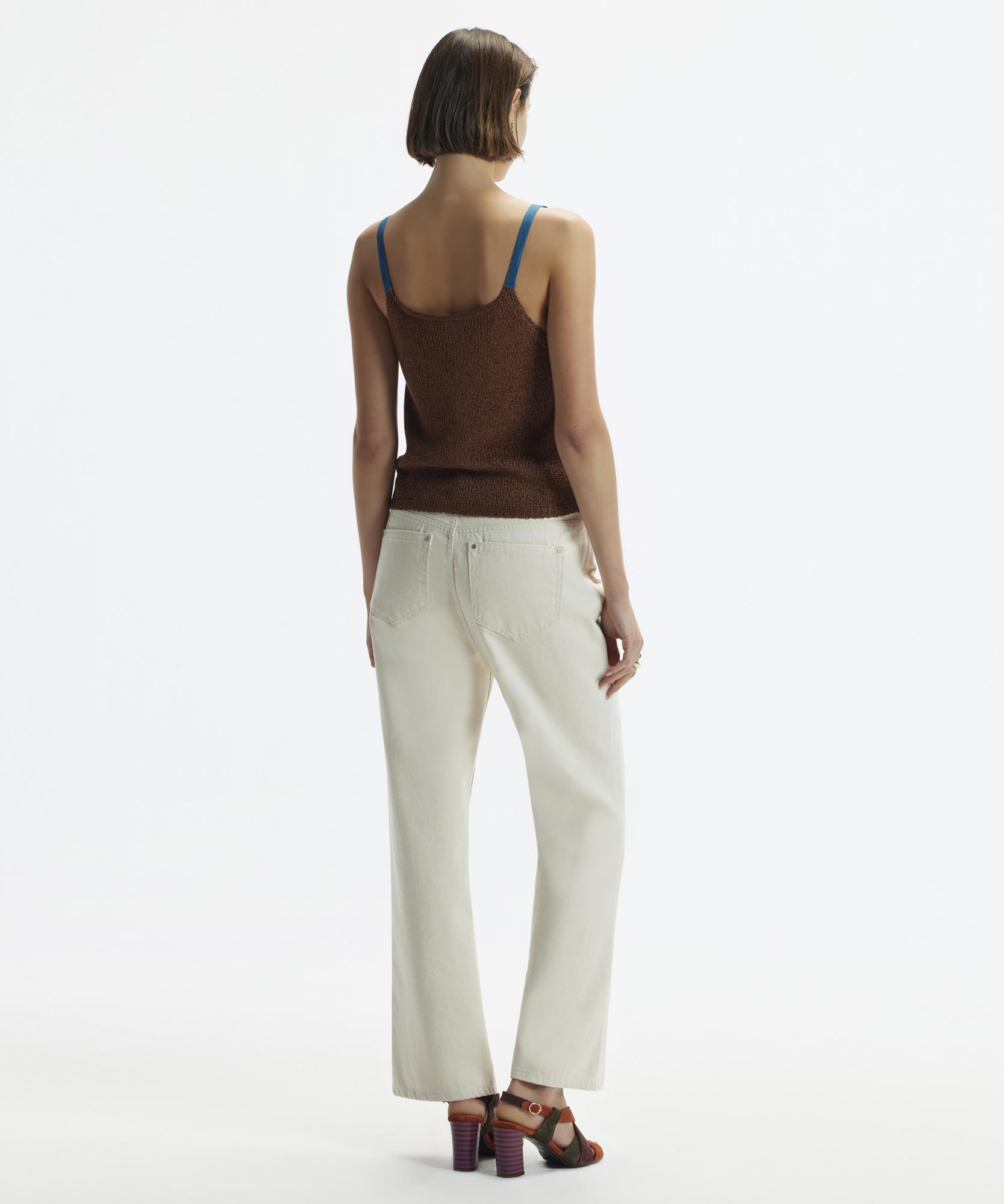 YARGICI Kemer Detaylı Cropeed Fit Non-Denim Pantolon