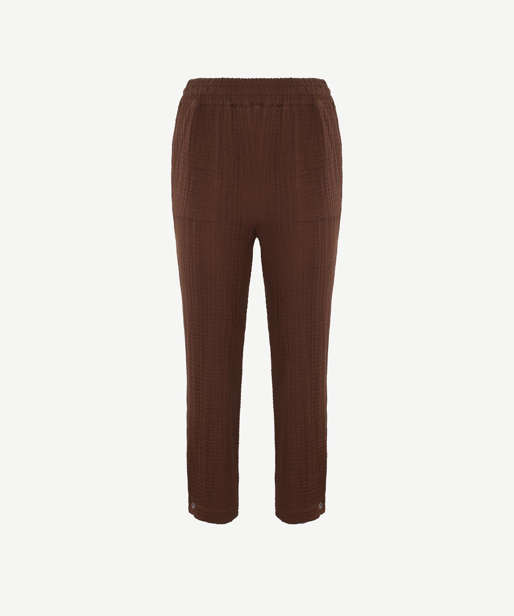 YARGICI Düz Kesim Beli Lastikli Pantolon
