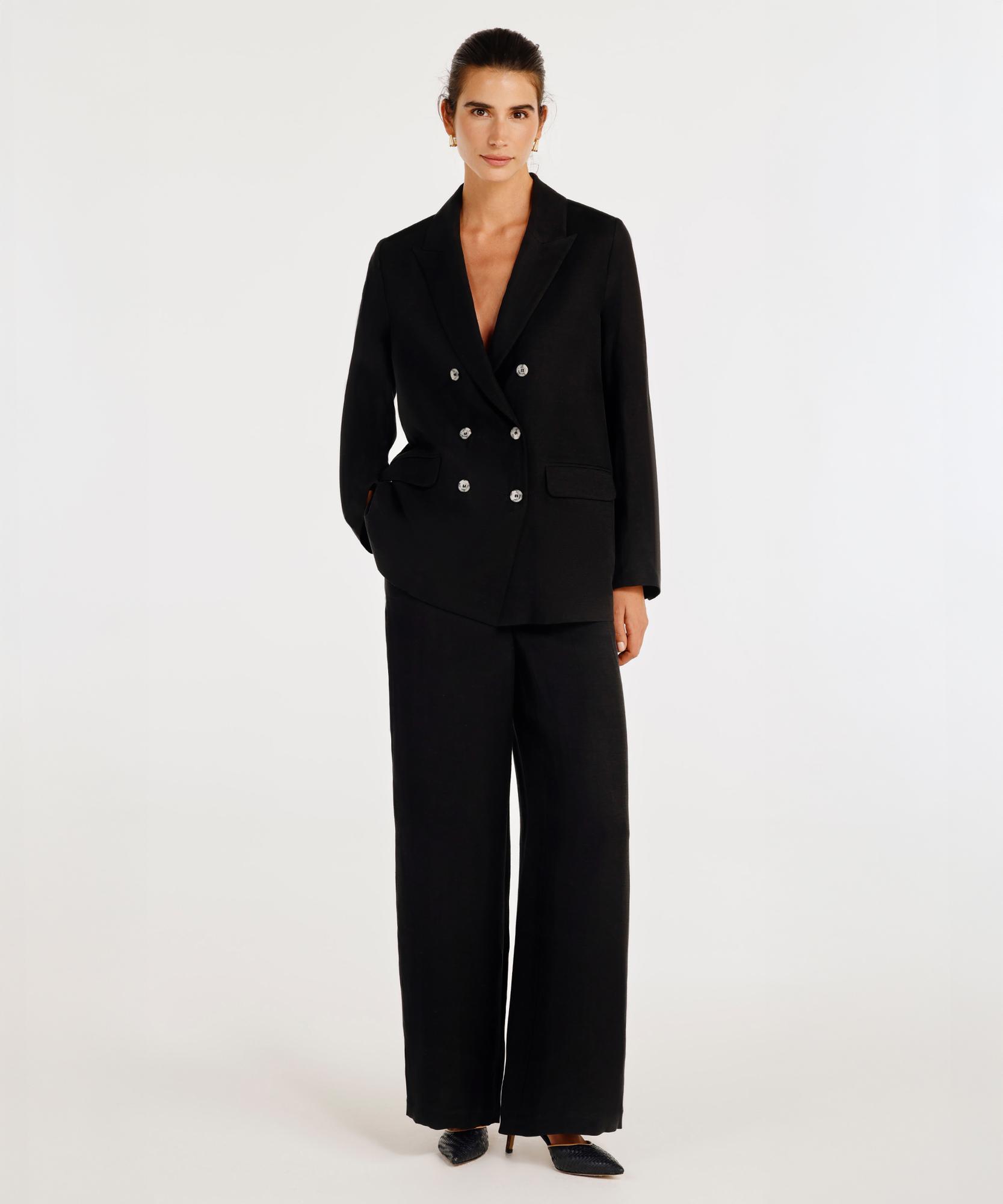 YARGICI Kruvaze Kapama Kırlangıç Yaka Ceket