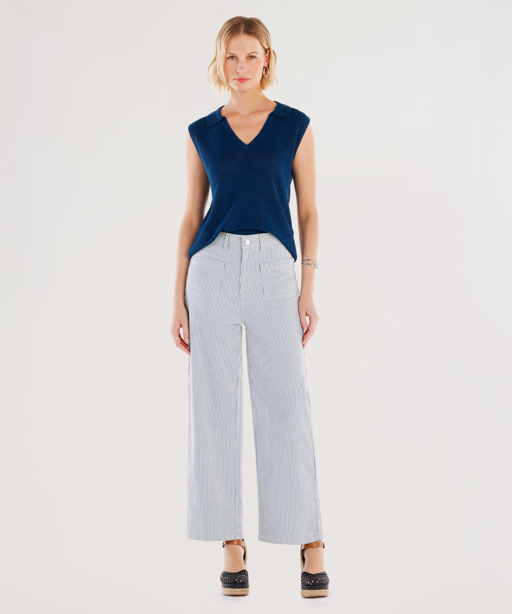 YARGICI Cepli Normal Bel Düz Fit Denim Pantolon