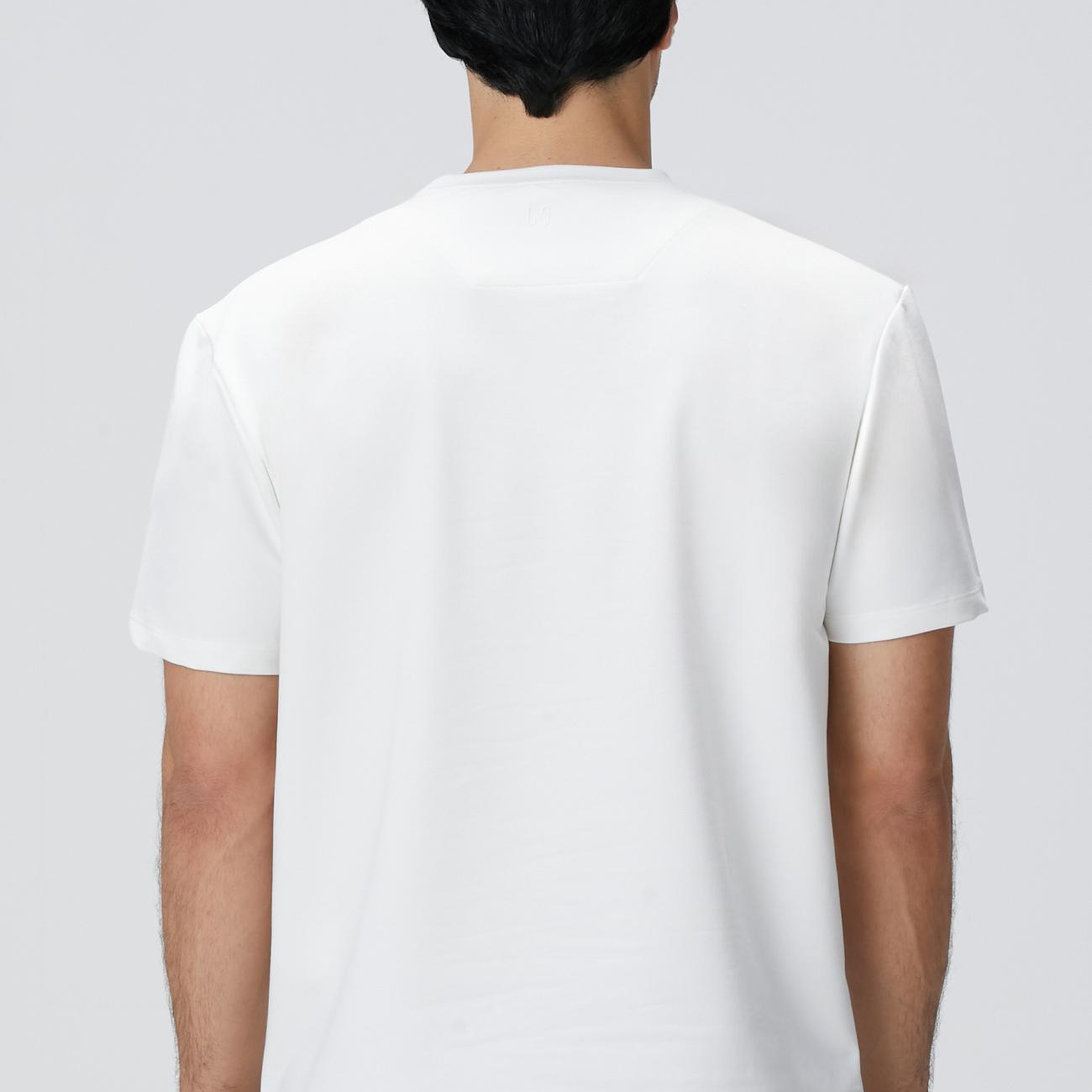 Network Erkek N-Tech Kırık Beyaz Basic T-shirt