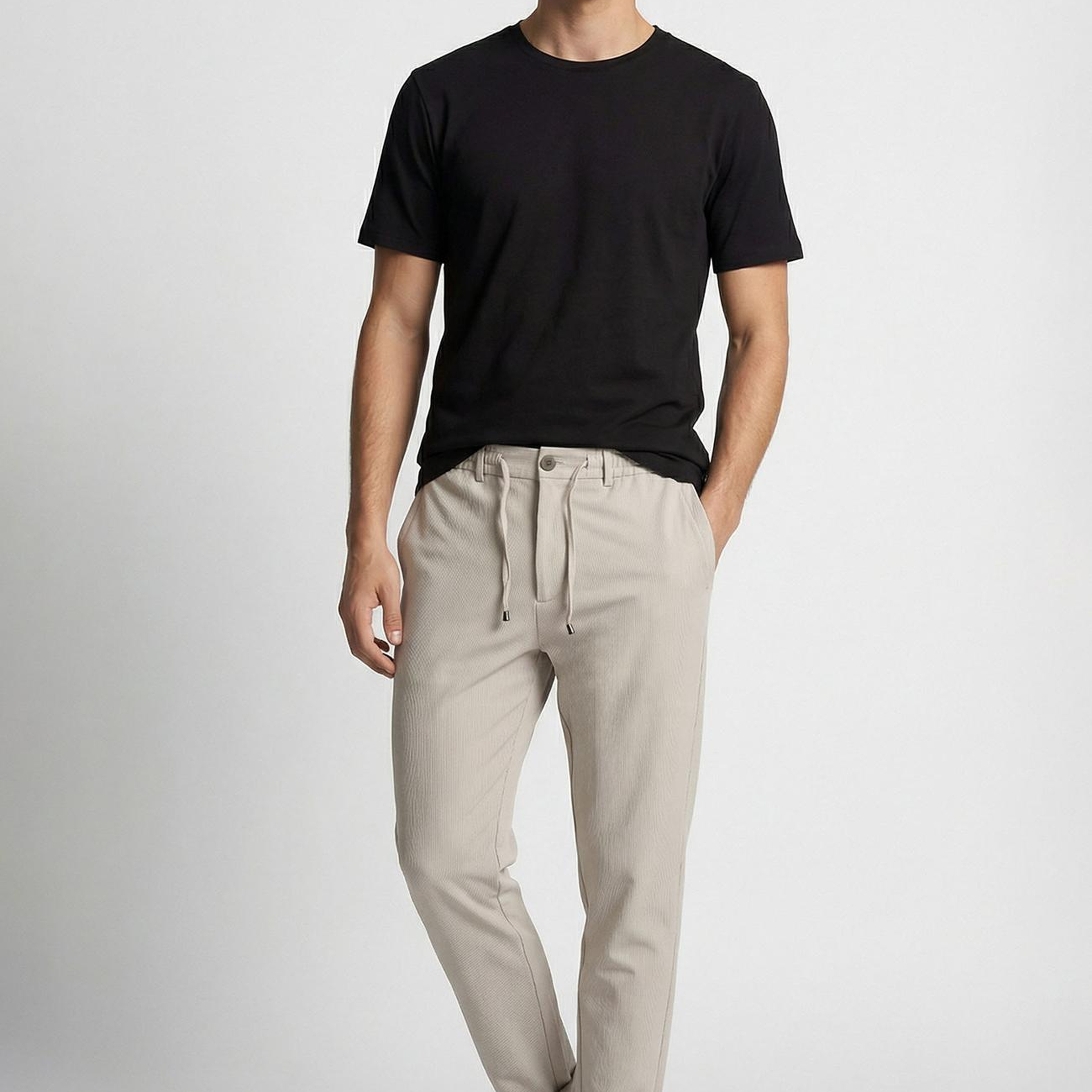 Network Erkek N-Tech Comfort Siyah Basic T-shirt