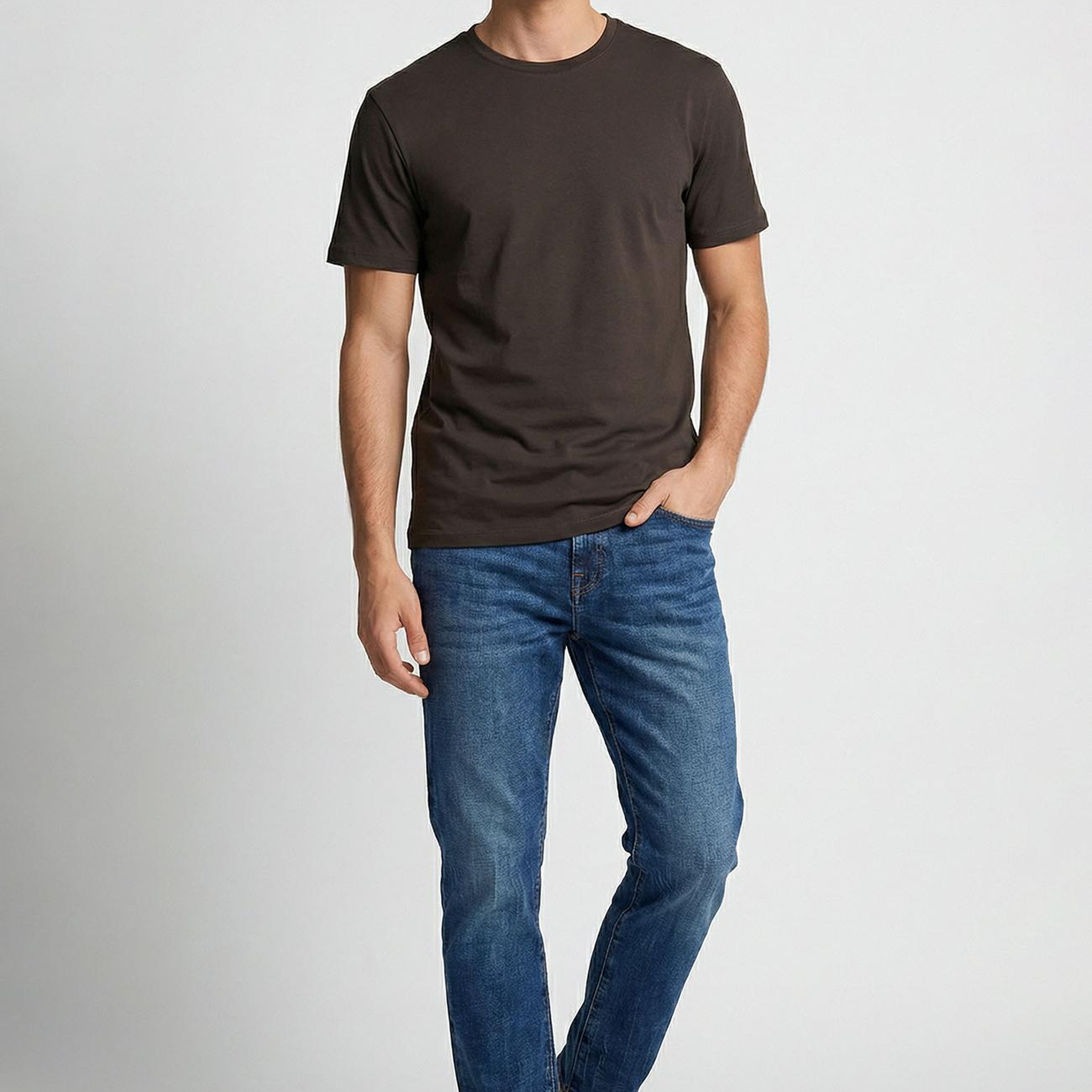 Network Erkek N-Tech Haki Basic T-shirt