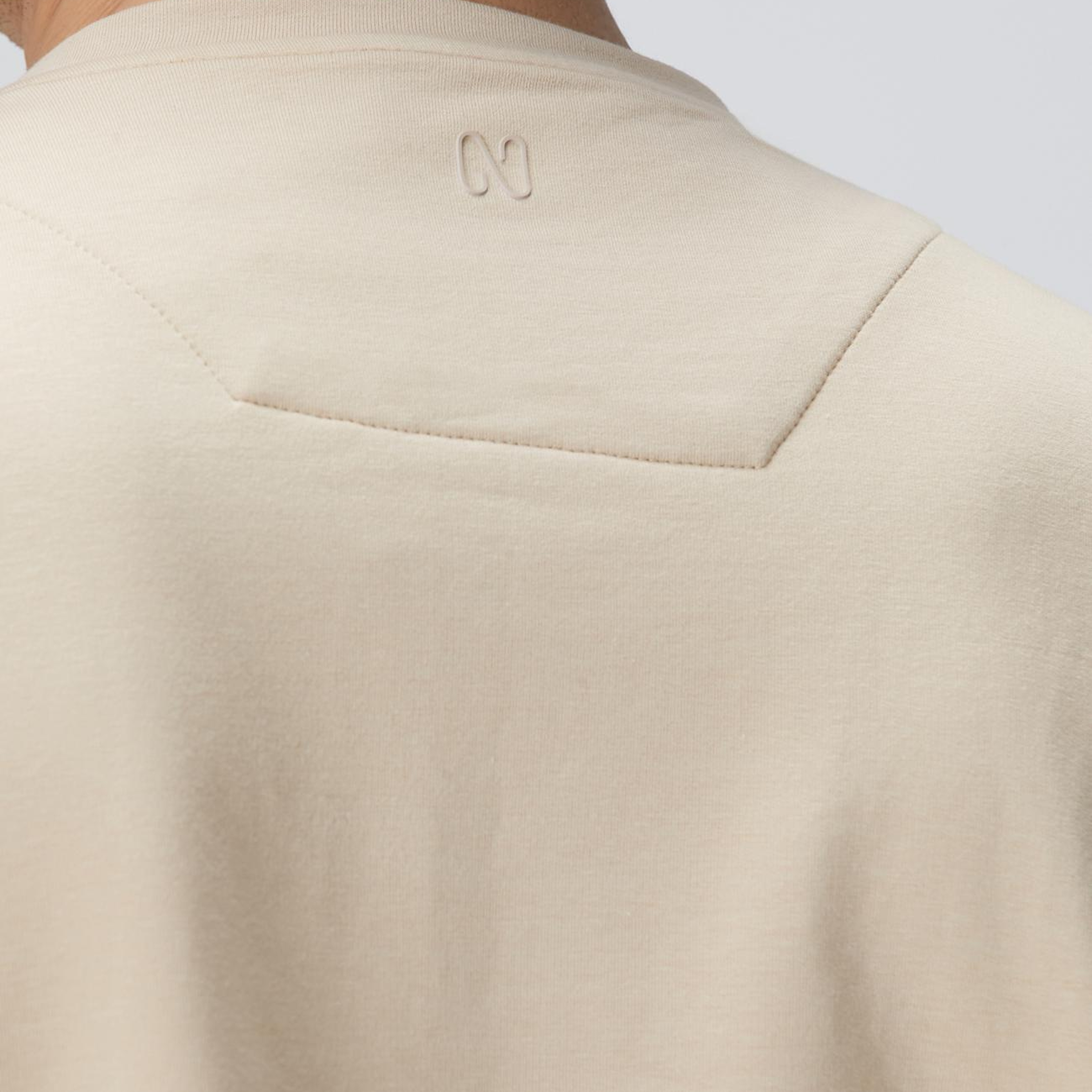 Network Erkek N-Tech Bej Basic T-shirt