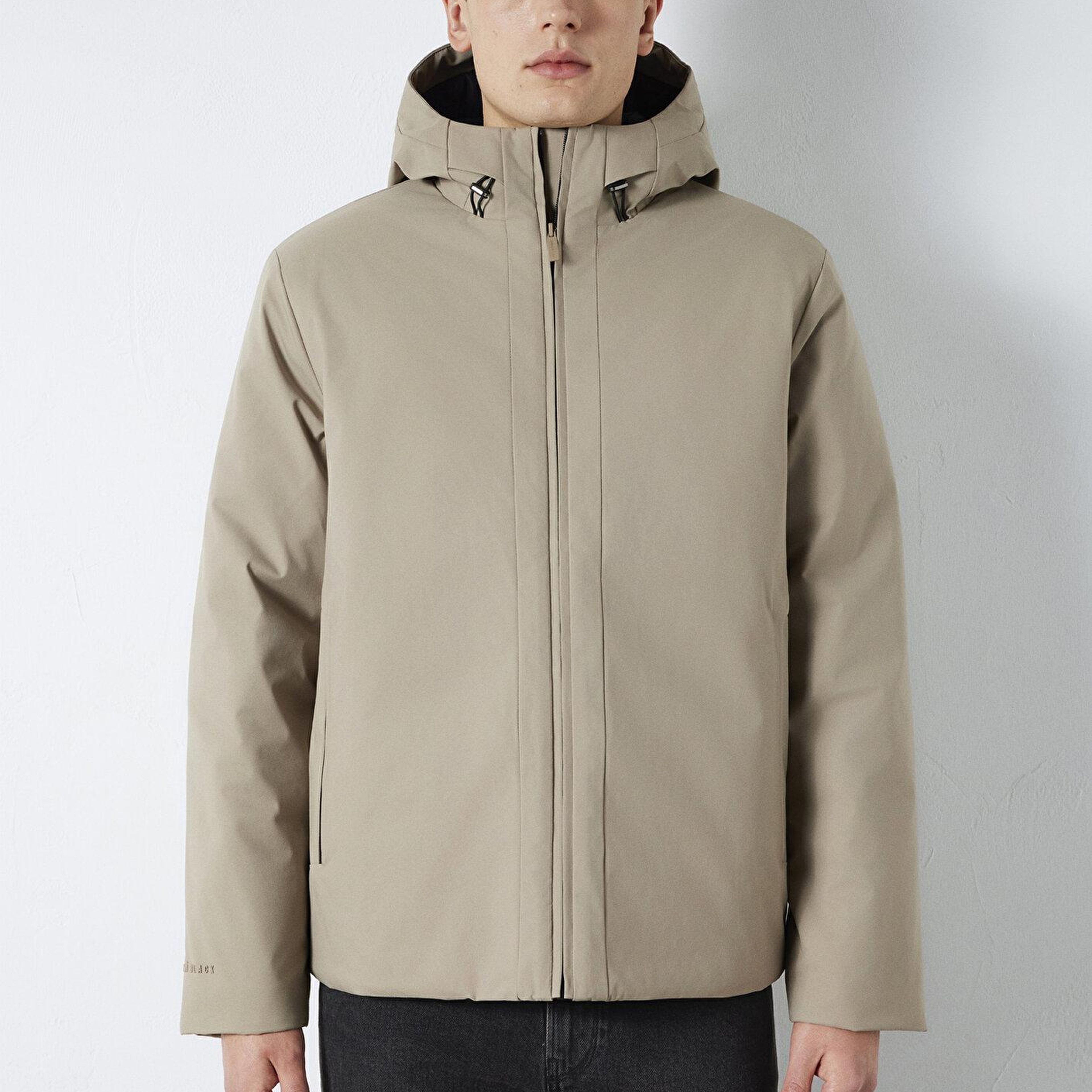 Mavi Kapüşonlu Haki Ceket Loose Fit / Bol Rahat Kesim 0110784-80697