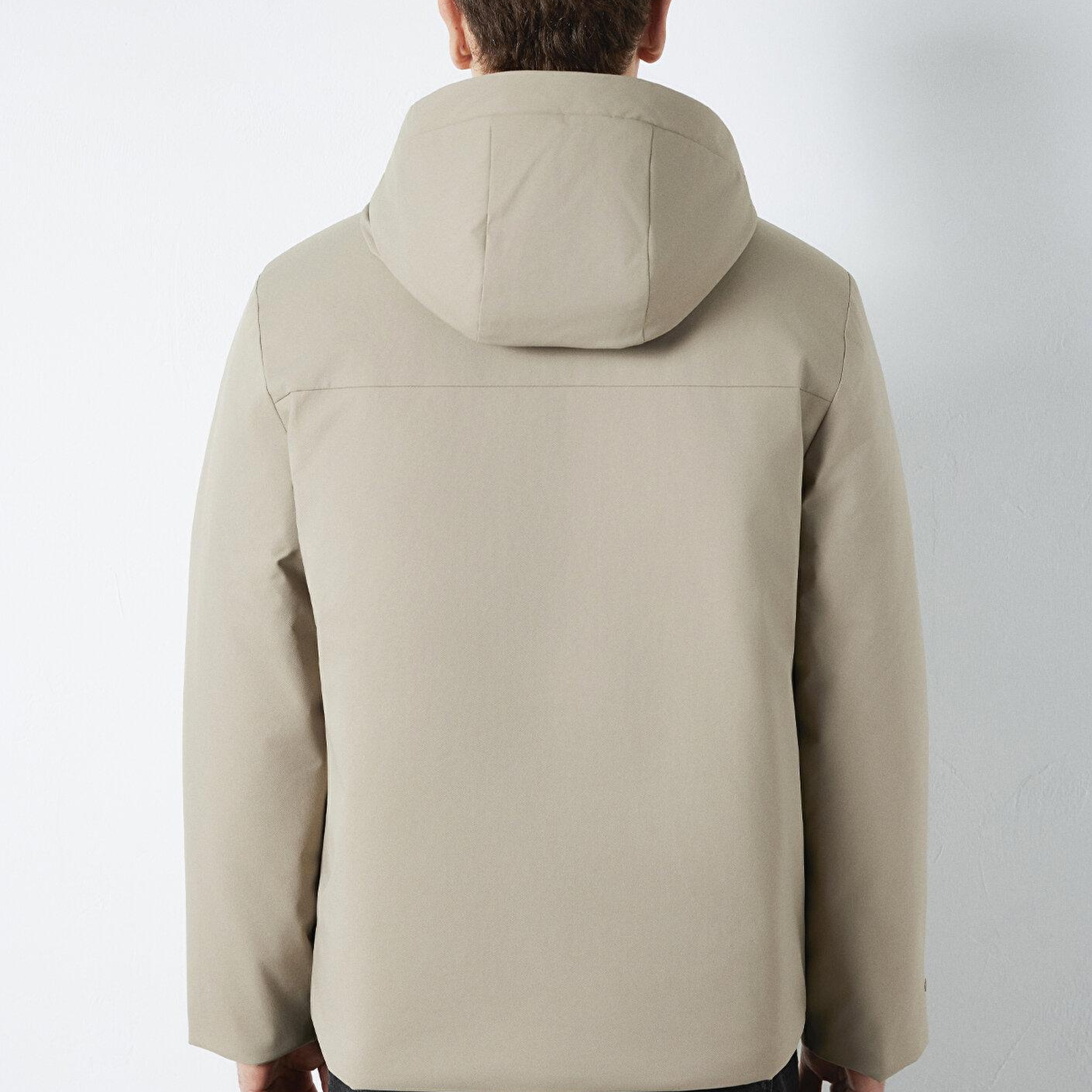 Mavi Kapüşonlu Haki Ceket Loose Fit / Bol Rahat Kesim 0110784-80697