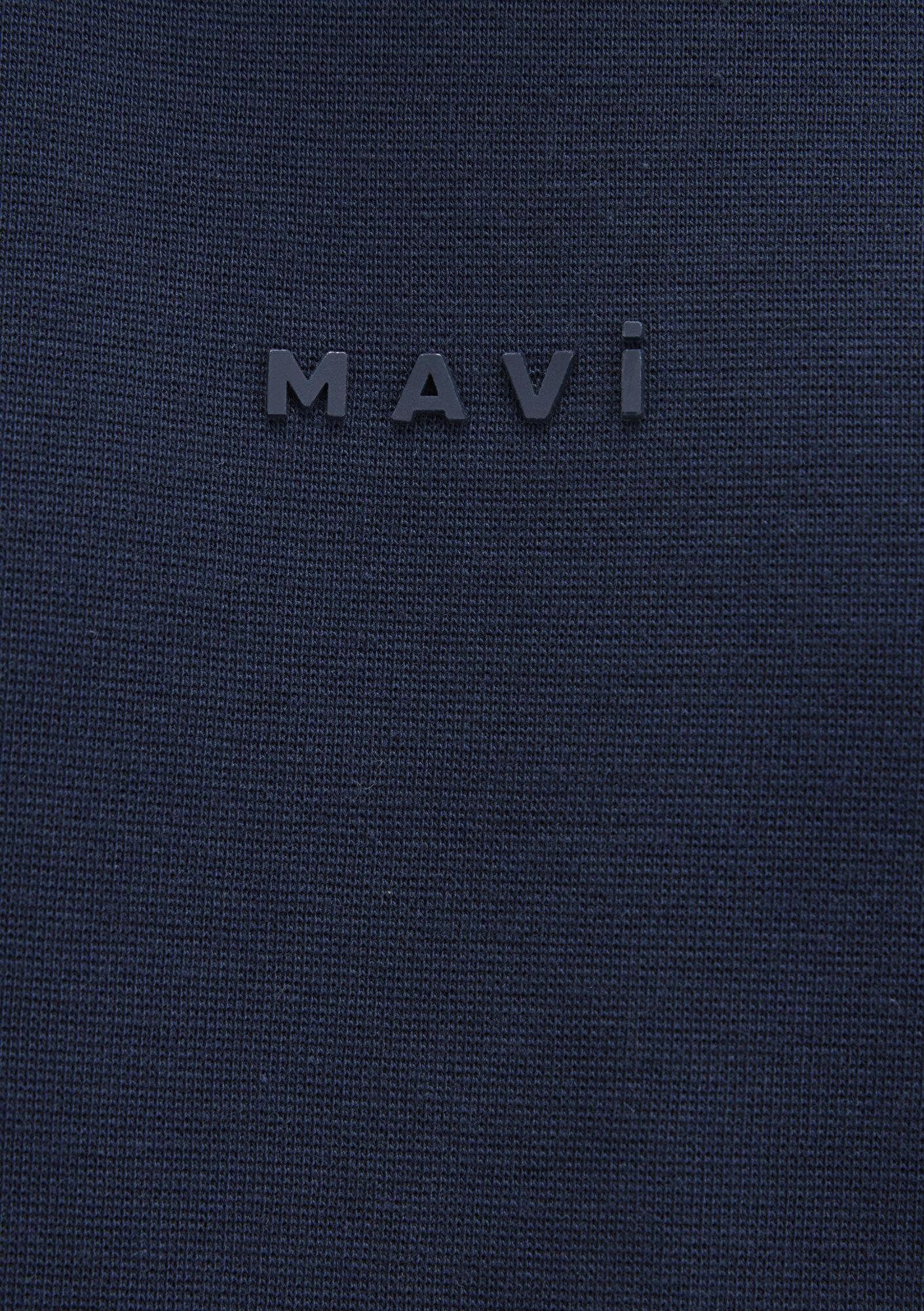 Mavi Mavi Logo Baskılı Lacivert Tişört Loose Fit / Bol Rahat Kesim 0613250-70490