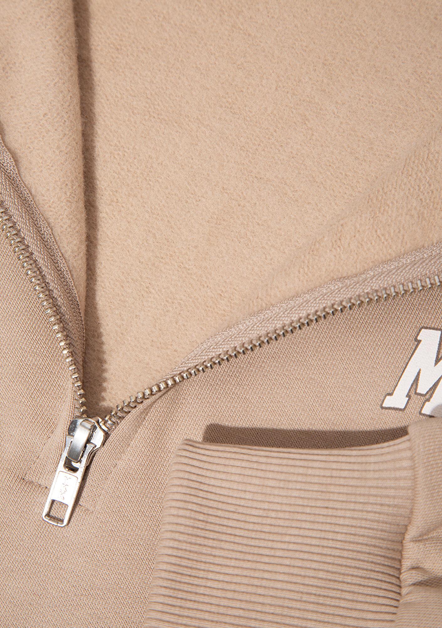 Mavi Mavi Logo Baskılı Bej Sweatshirt 1S10179-70344