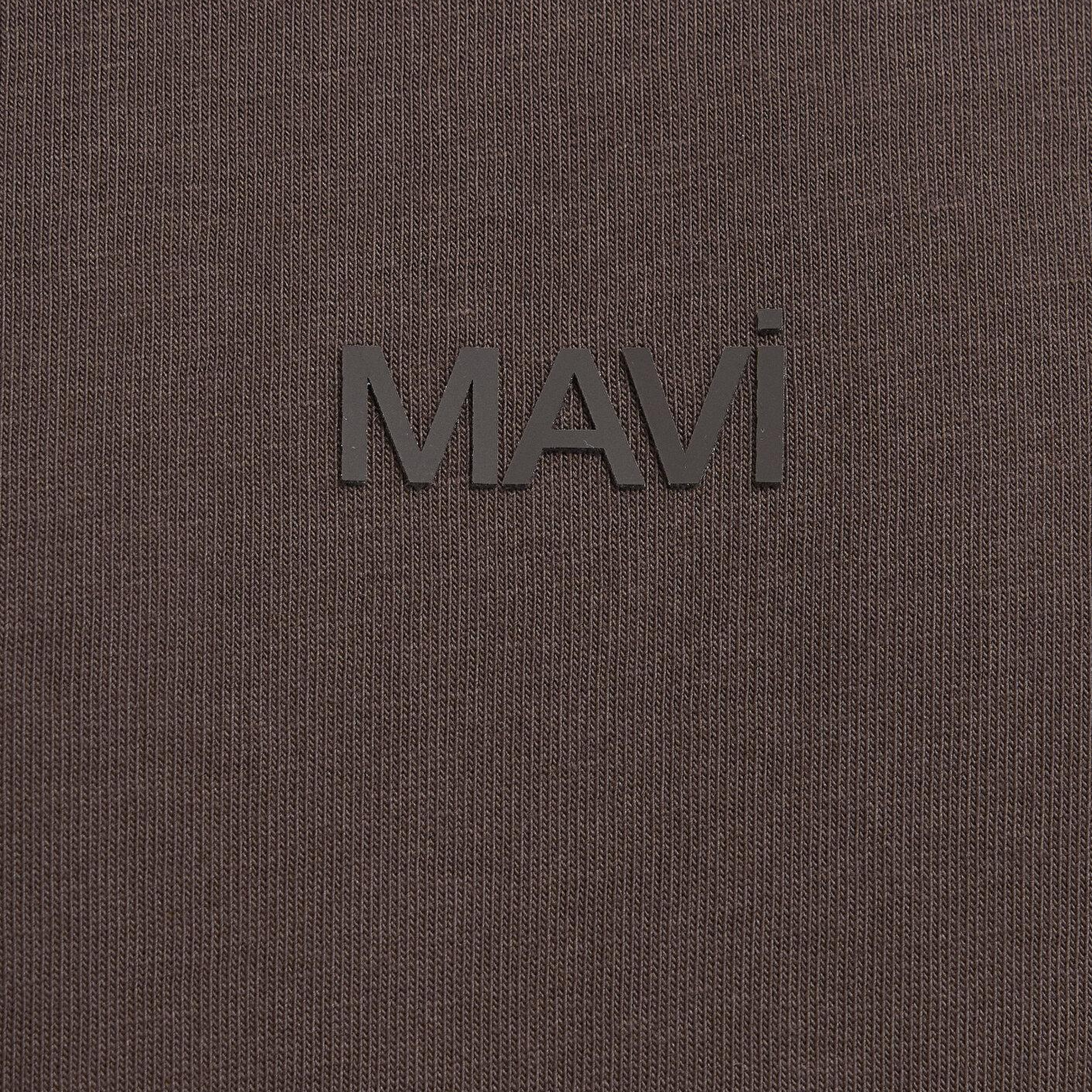 Mavi Mavi Logo Kahverengi Basic Tişört Relaxed Fit / Rahat Kesim 0613093-70251