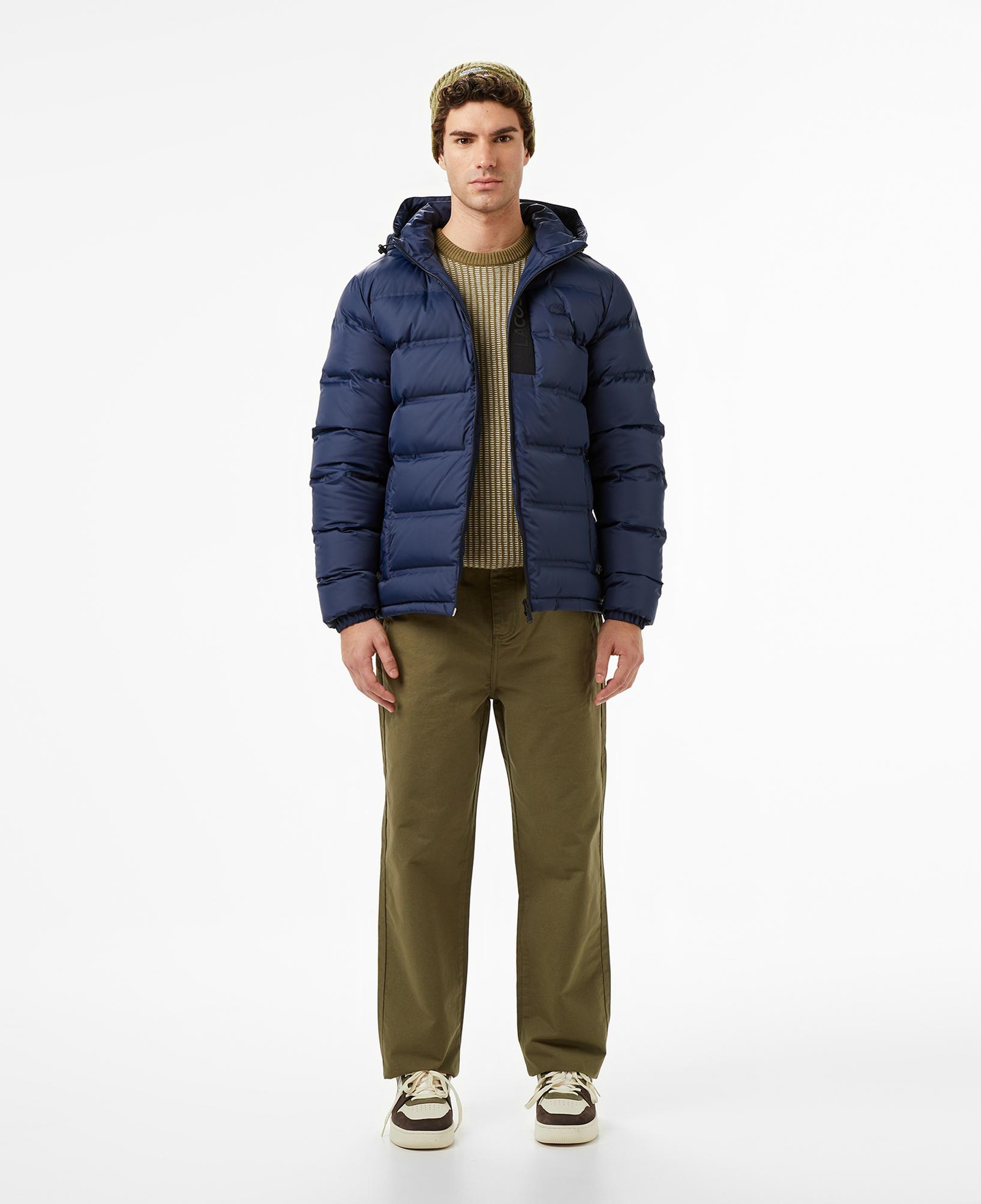 Lacoste Erkek Regular Fit Lacivert Şişme Mont