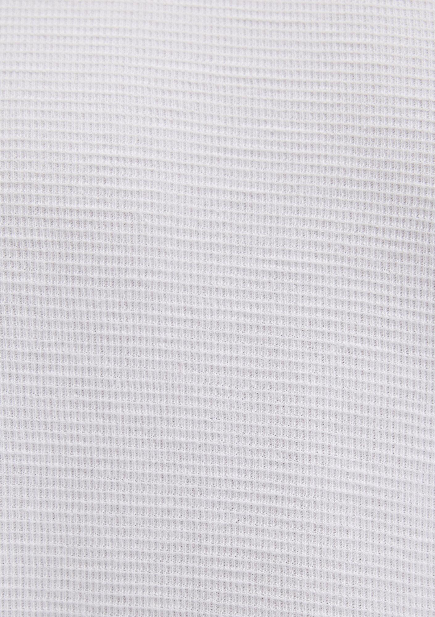 Mavi Uzun Kollu Beyaz Basic Tişört Slim Fit / Dar Kesim 065755-620