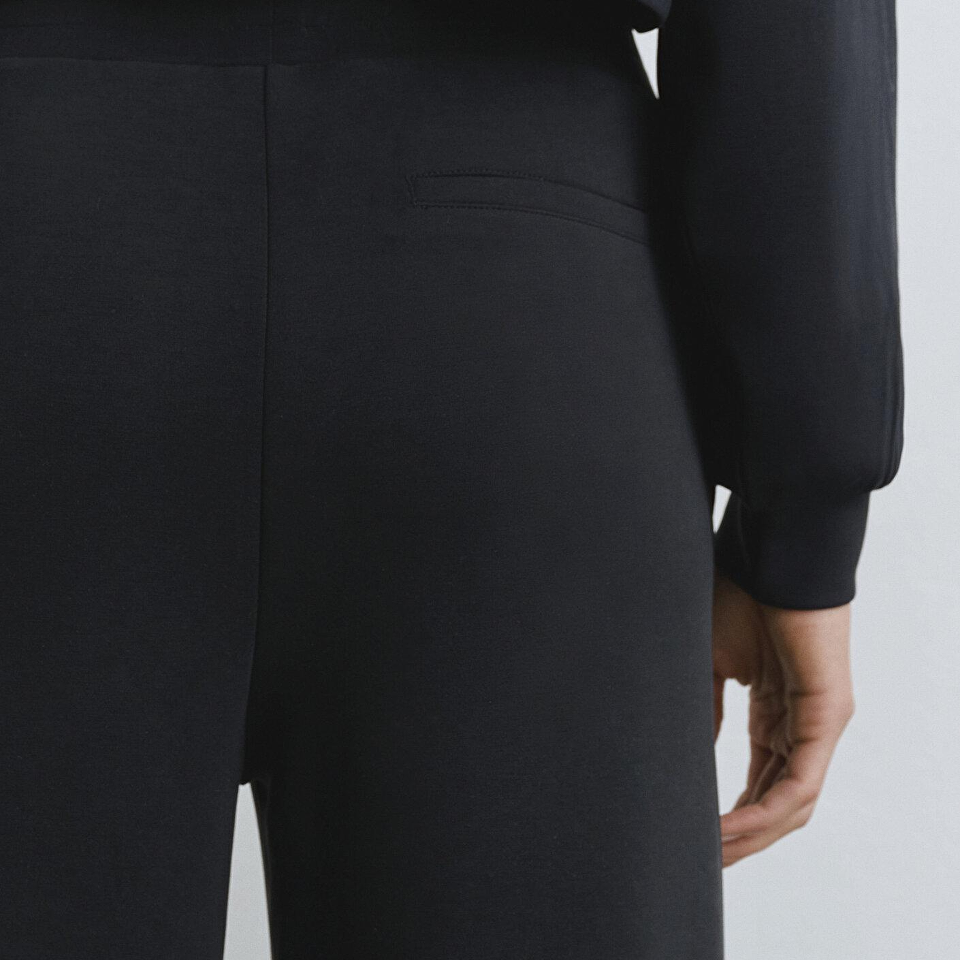 Mavi Sporty Lux Siyah (TENCEL™) Modal Karışımlı Eşofman Altı 1010634-900