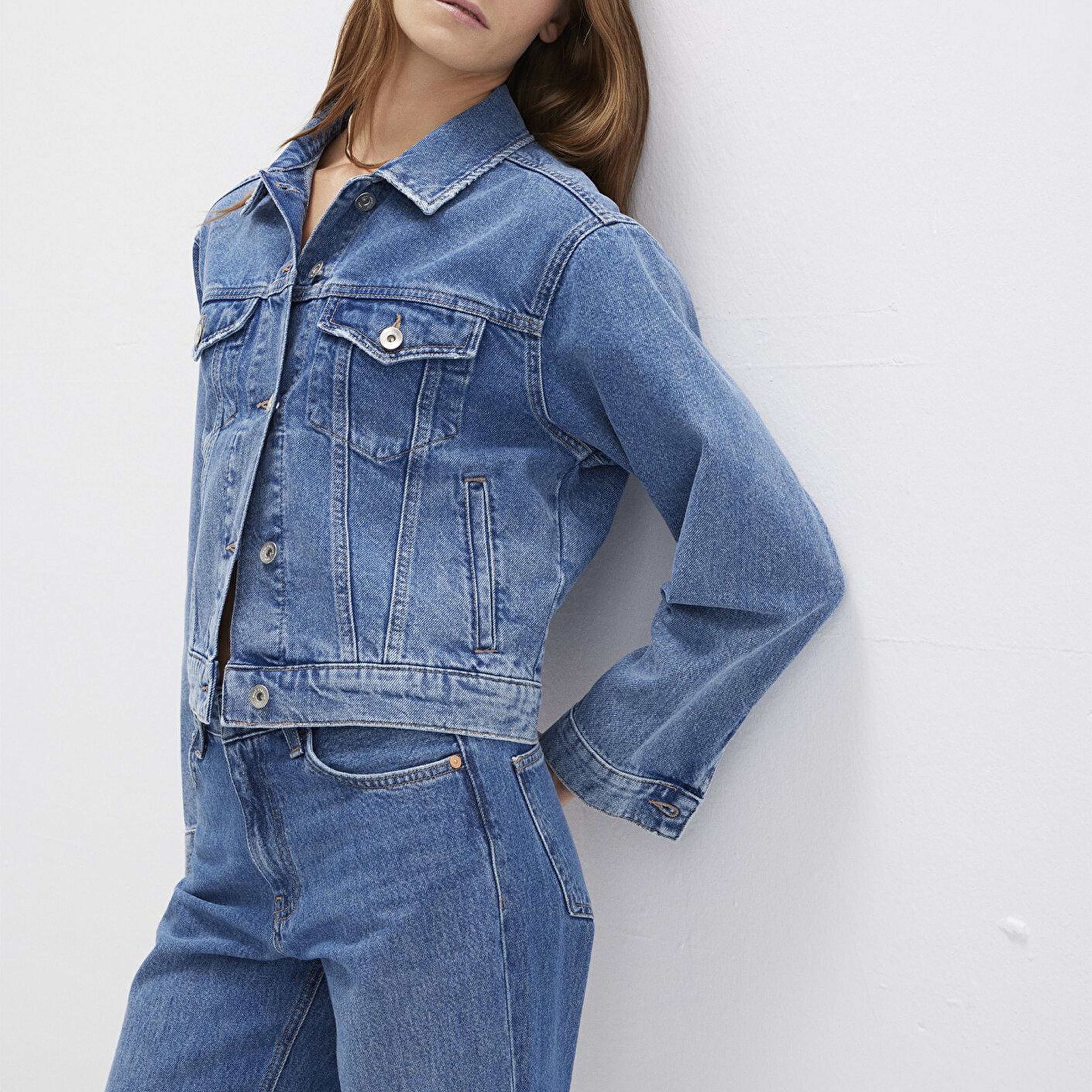Mavi Megi Mavi Premium Indigo Mavisi Jean Ceket 1110389-89162