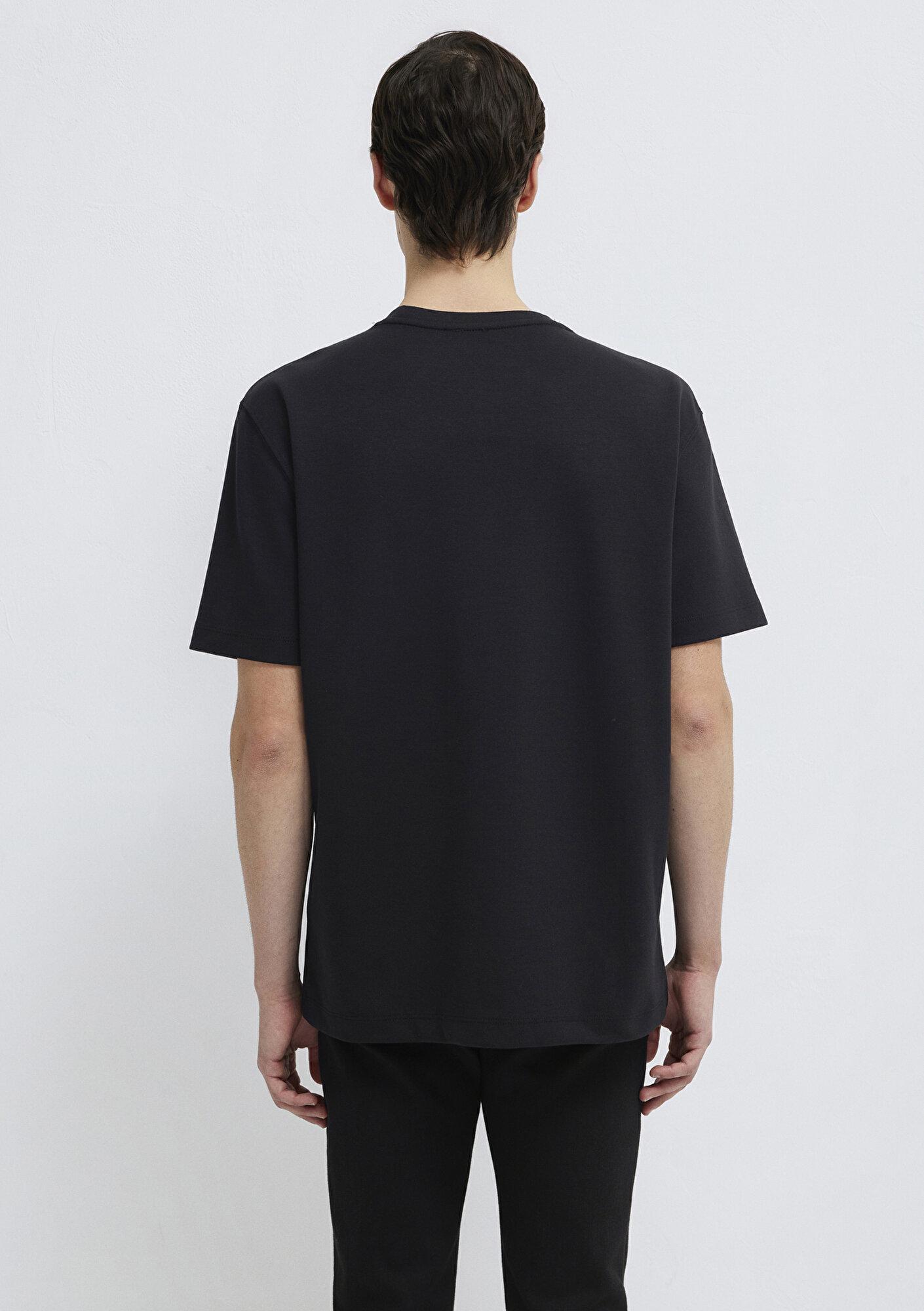 Mavi Mavi Black Siyah Basic Tişört Loose Fit / Bol Rahat Kesim 0612731-900