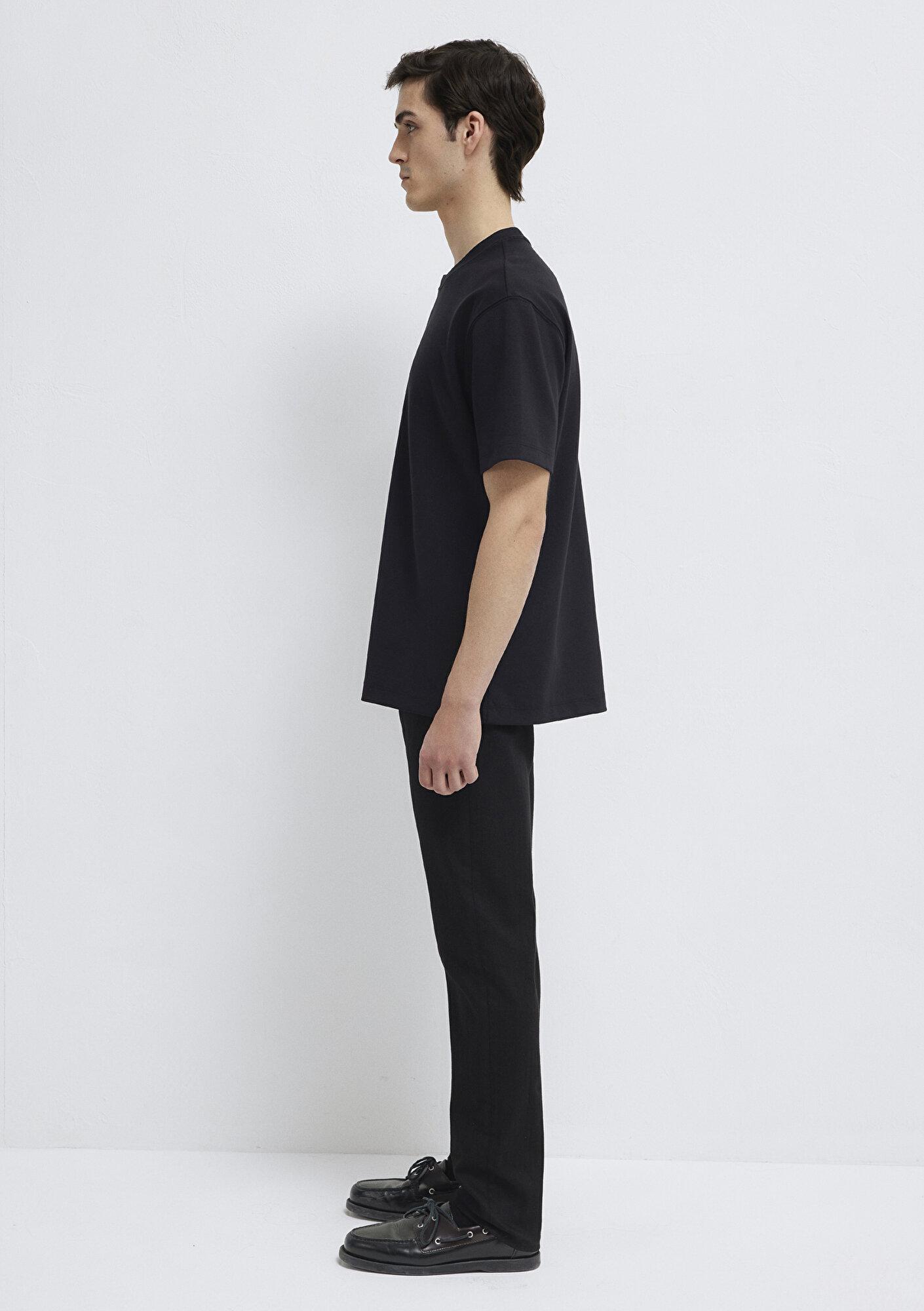 Mavi Mavi Black Siyah Basic Tişört Loose Fit / Bol Rahat Kesim 0612731-900