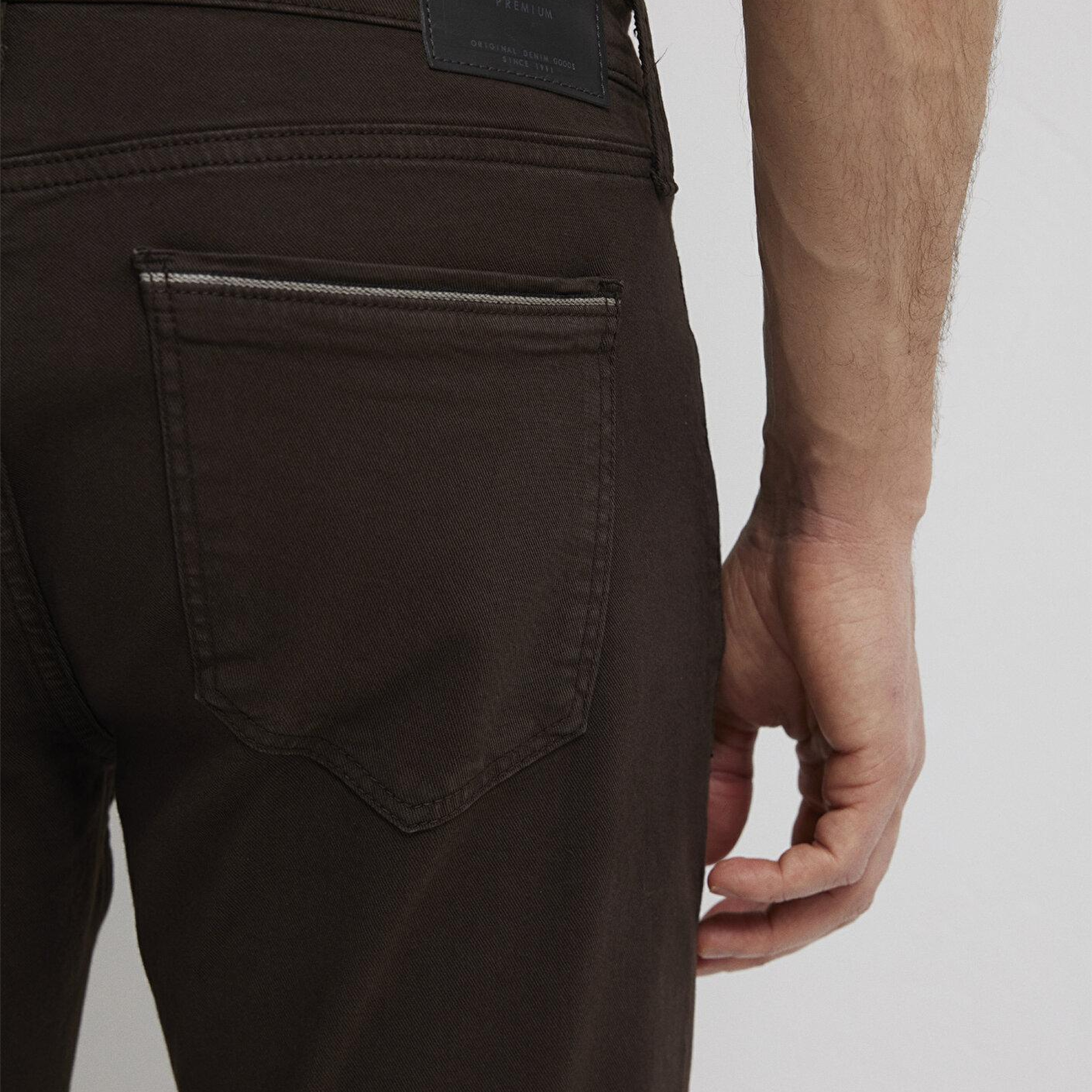 Mavi Jake Mavi Black Koyu Kahverengi Gabardin Pantolon 0042290686