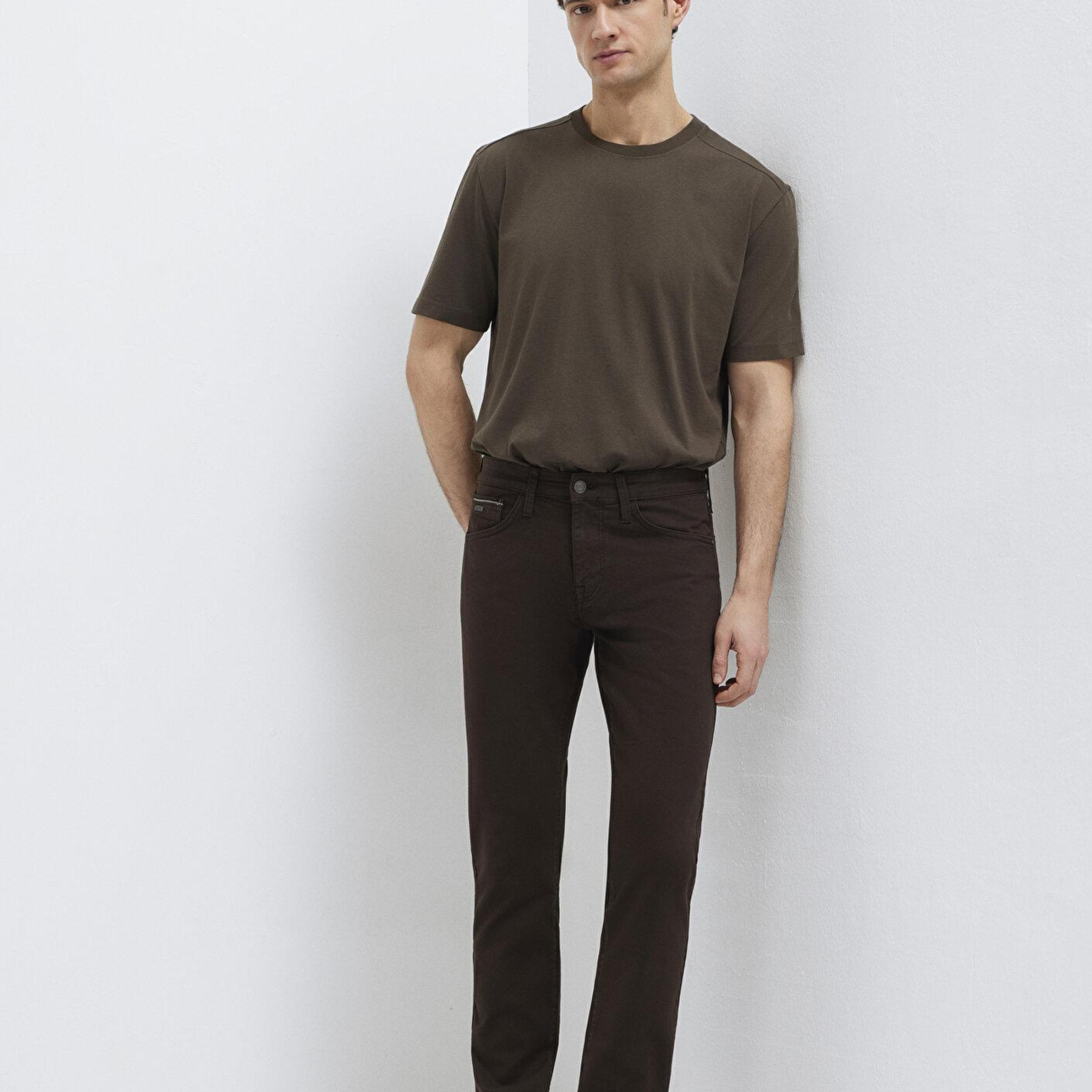 Mavi Jake Mavi Black Koyu Kahverengi Gabardin Pantolon 0042290686