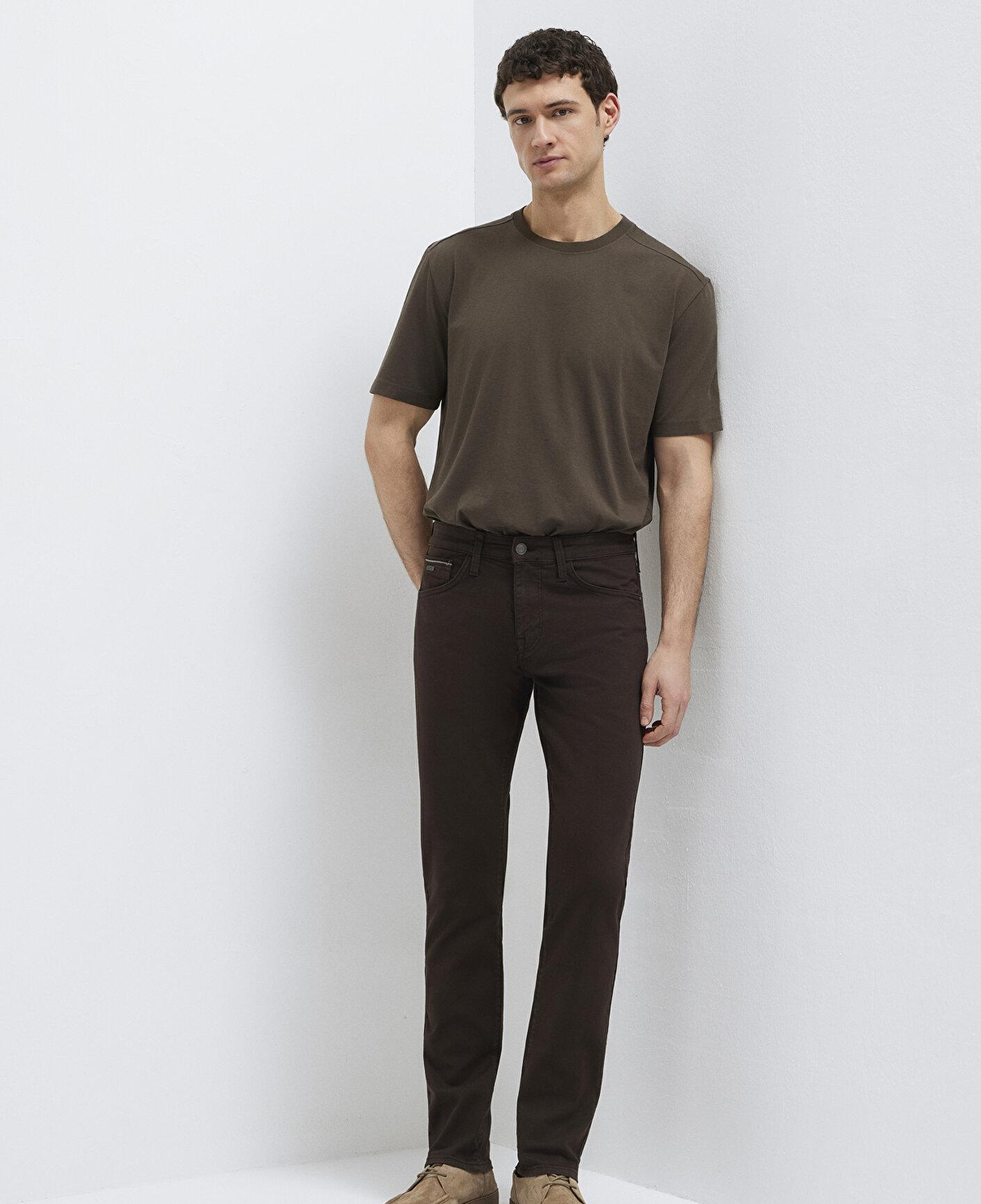 Mavi Jake Mavi Black Koyu Kahverengi Gabardin Pantolon 0042290686