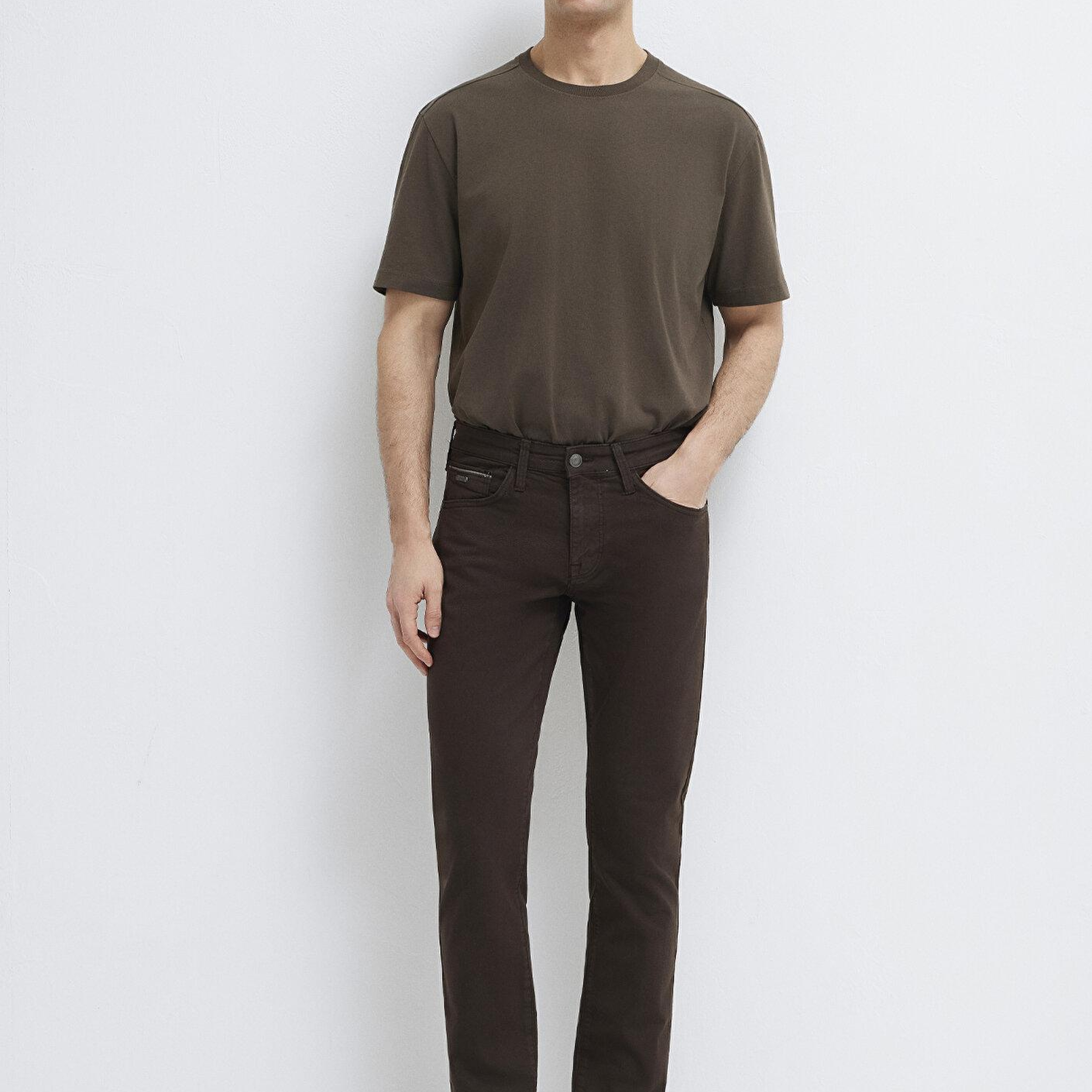 Mavi Jake Mavi Black Koyu Kahverengi Gabardin Pantolon 0042290686