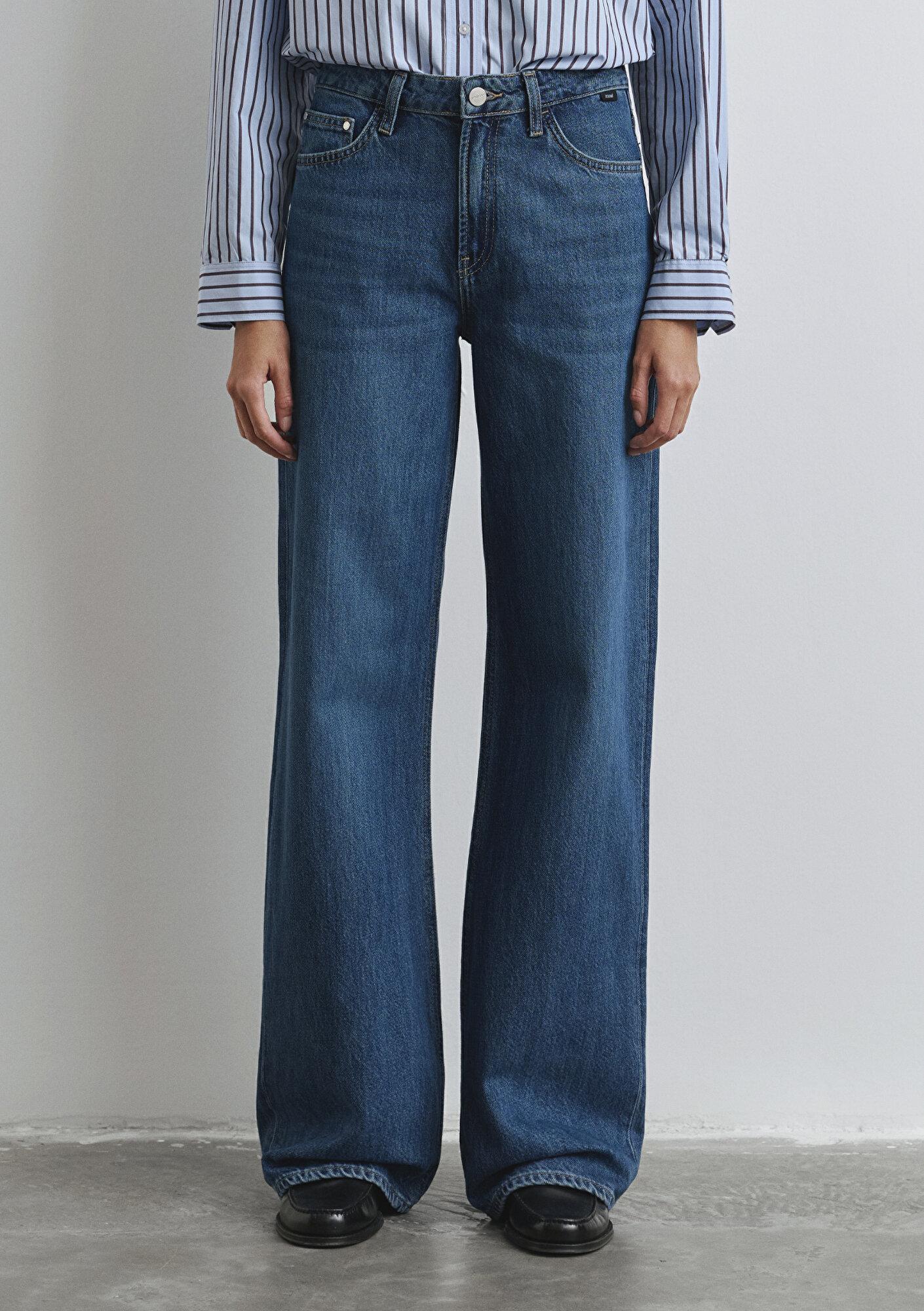 Mavi Malibu Icon Puslu Koyu Mavi Jean Pantolon 1010152-90516
