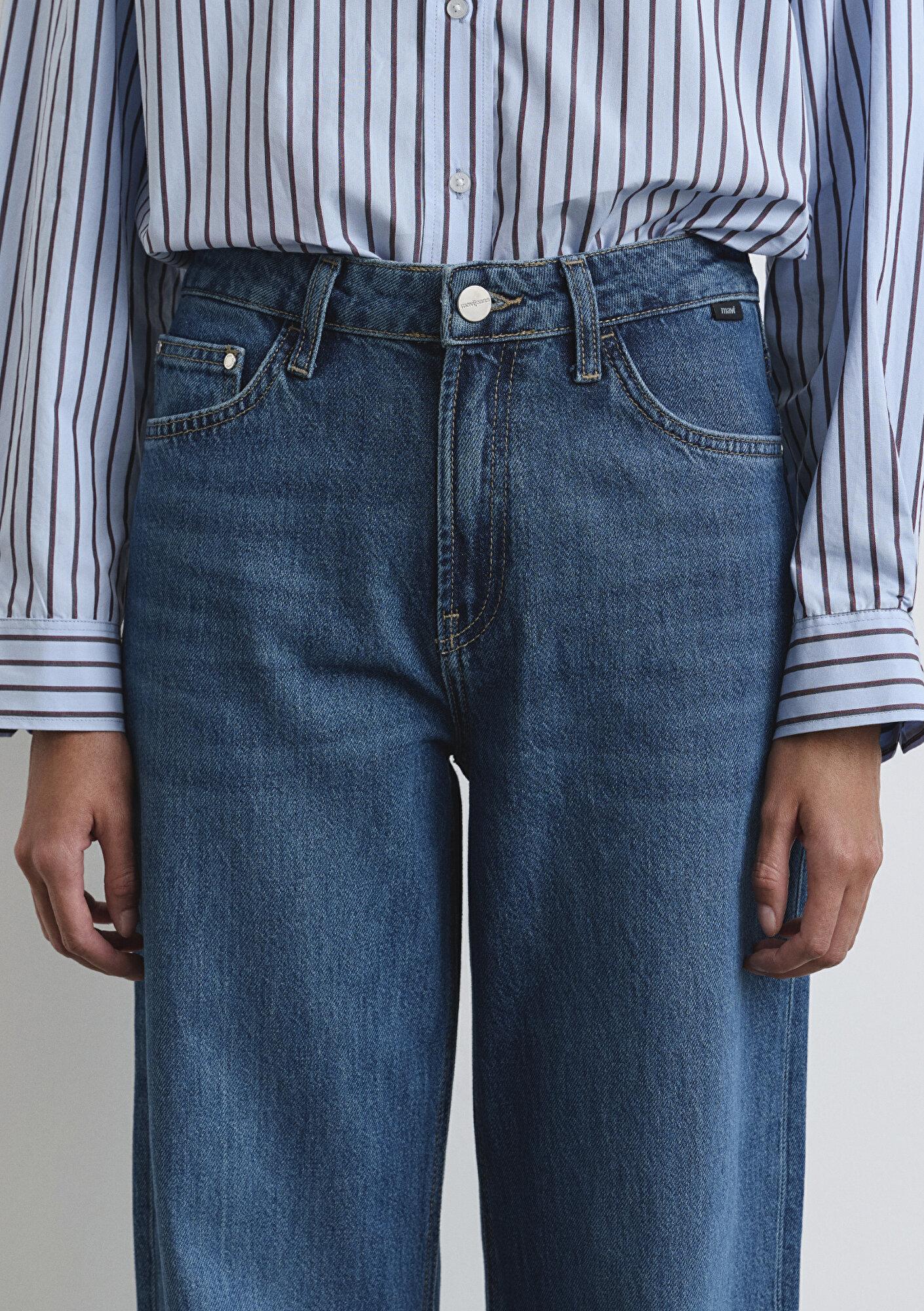 Mavi Malibu Icon Puslu Koyu Mavi Jean Pantolon 1010152-90516