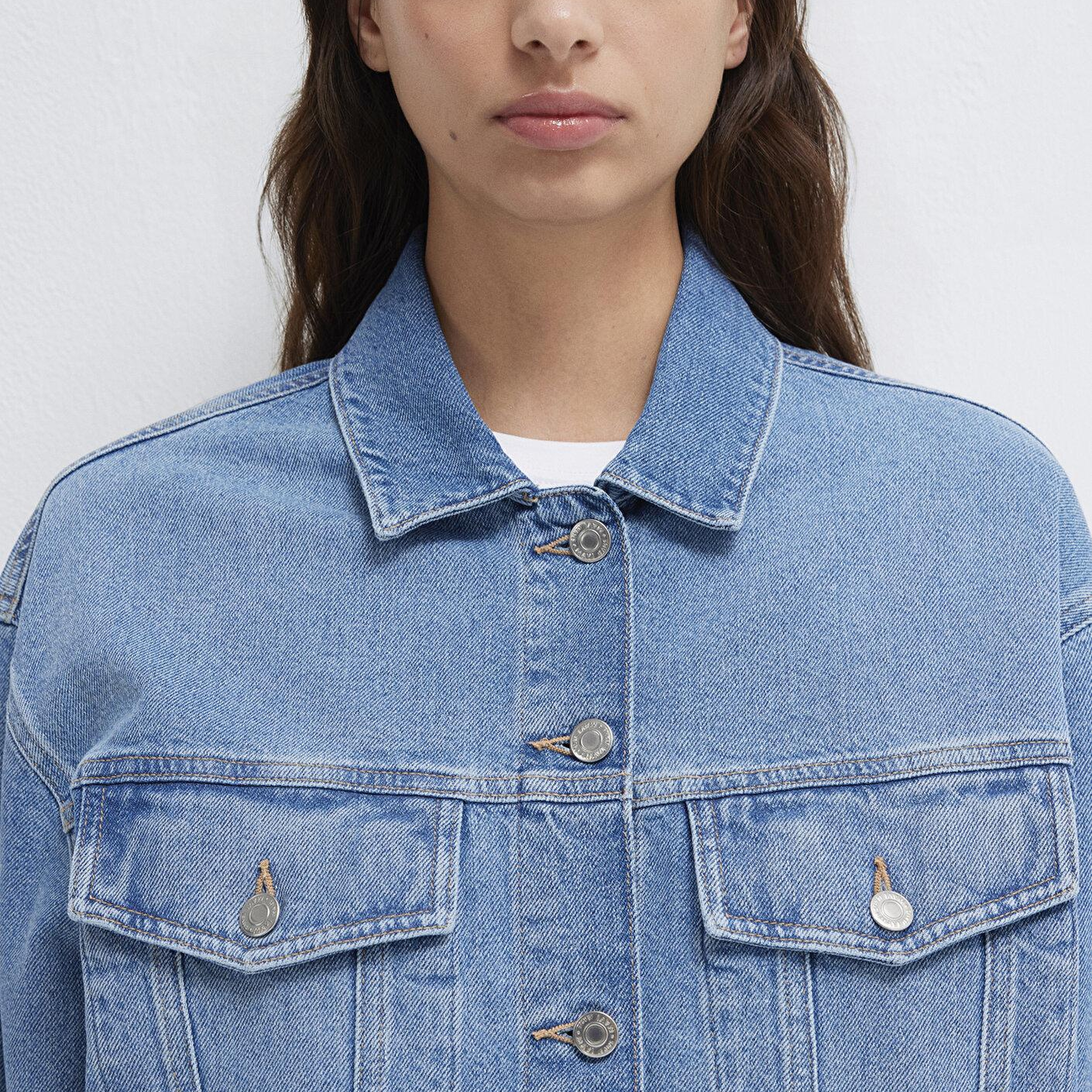 Mavi Luna 90lar Indigo Mavisi Jean Ceket 1110177-90545