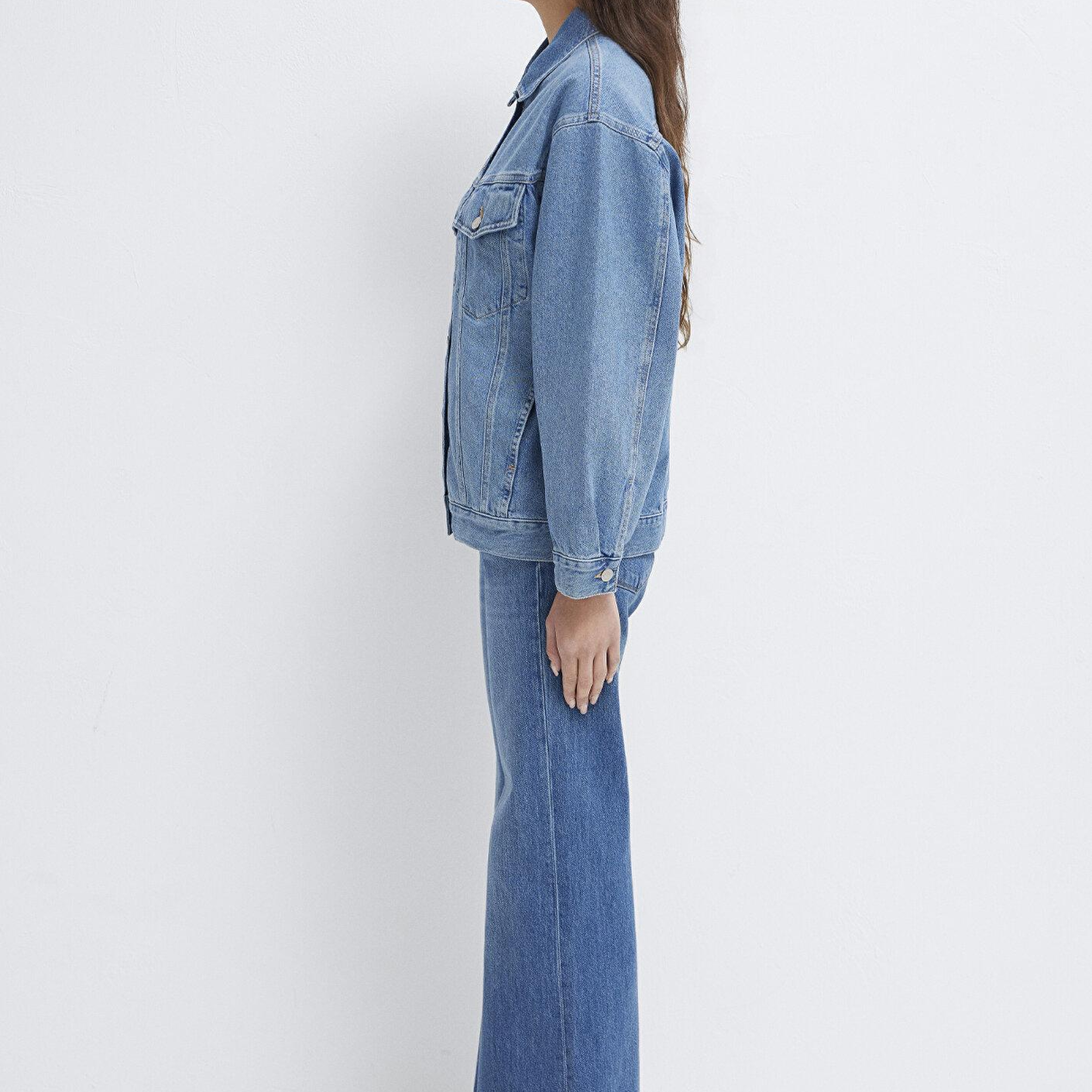 Mavi Luna 90lar Indigo Mavisi Jean Ceket 1110177-90545