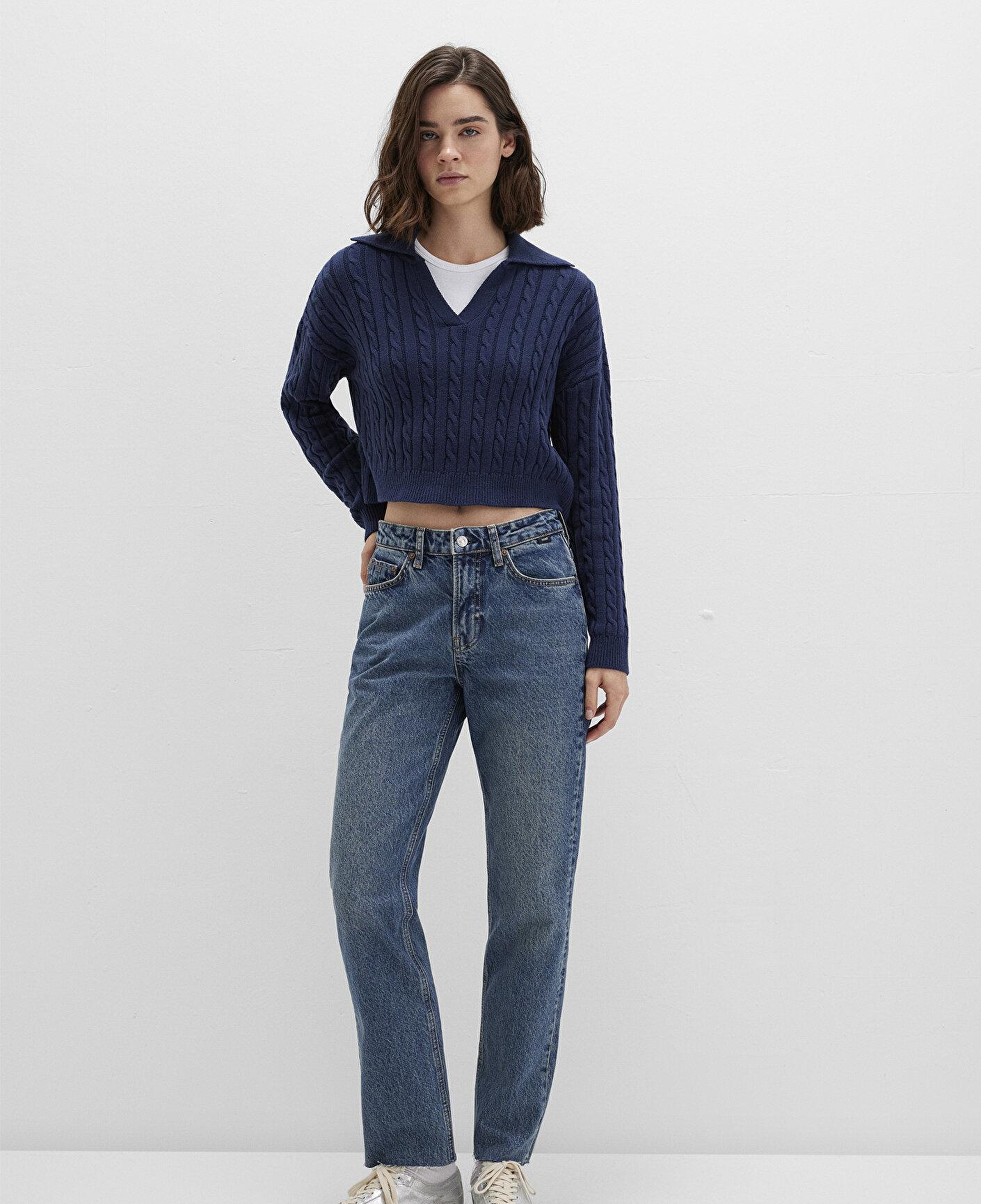 Mavi New York Classic Denim Puslu Koyu Mavi Jean Pantolon 101441-88581