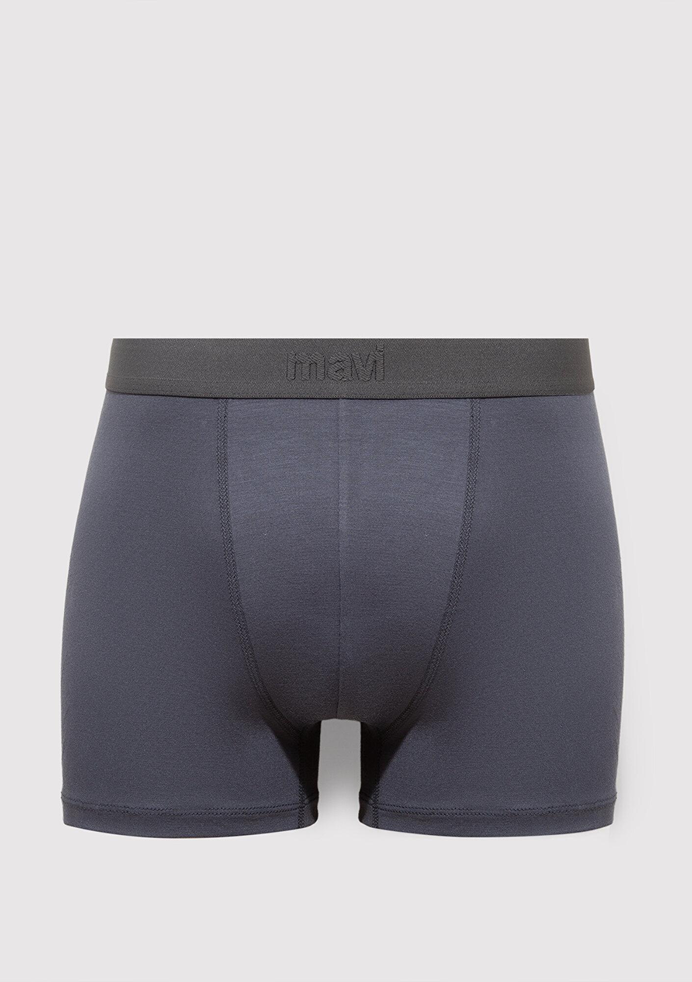 Mavi Antrasit Basic Boxer 0911853-70763