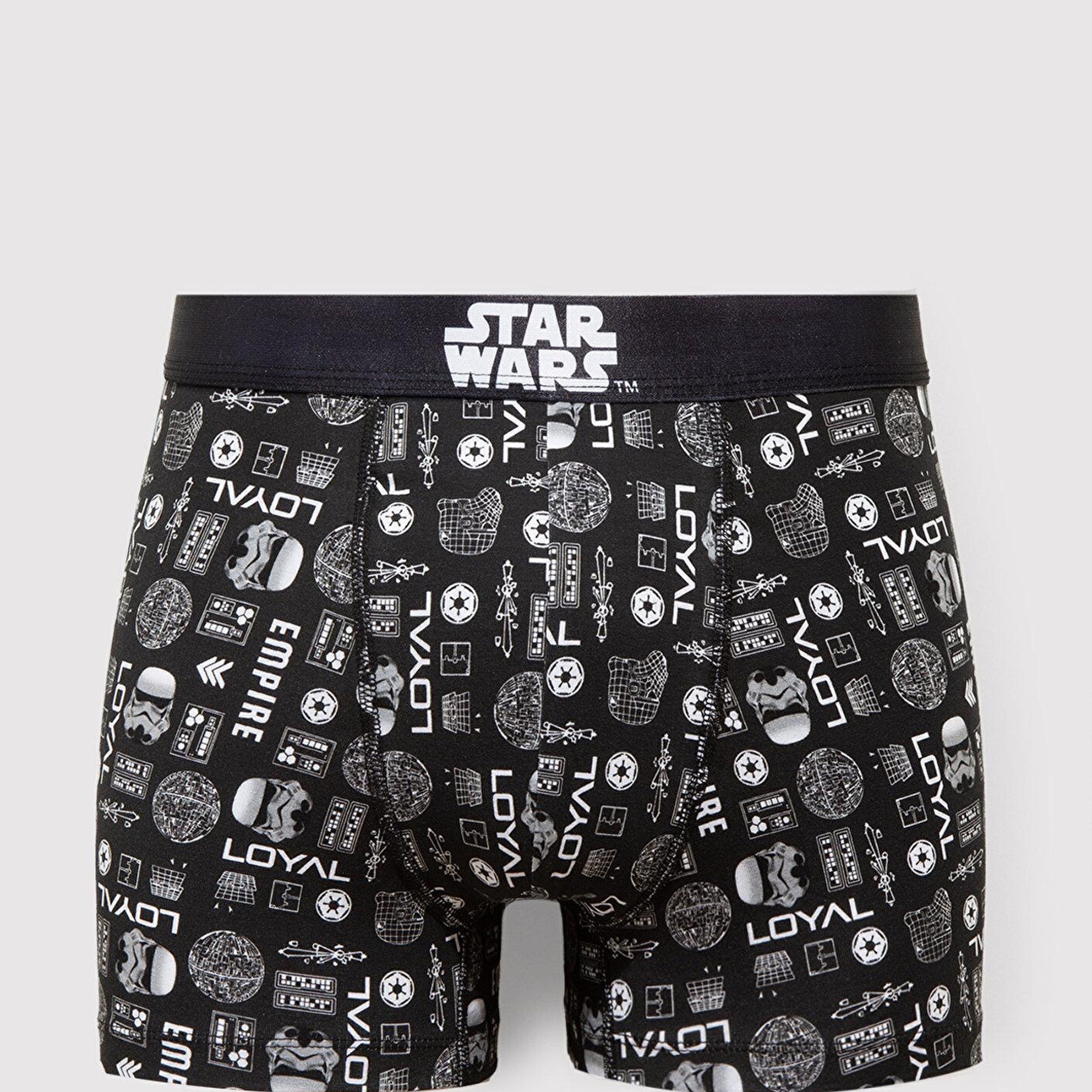 Mavi Star Wars Baskılı Siyah Boxer 0912185-900