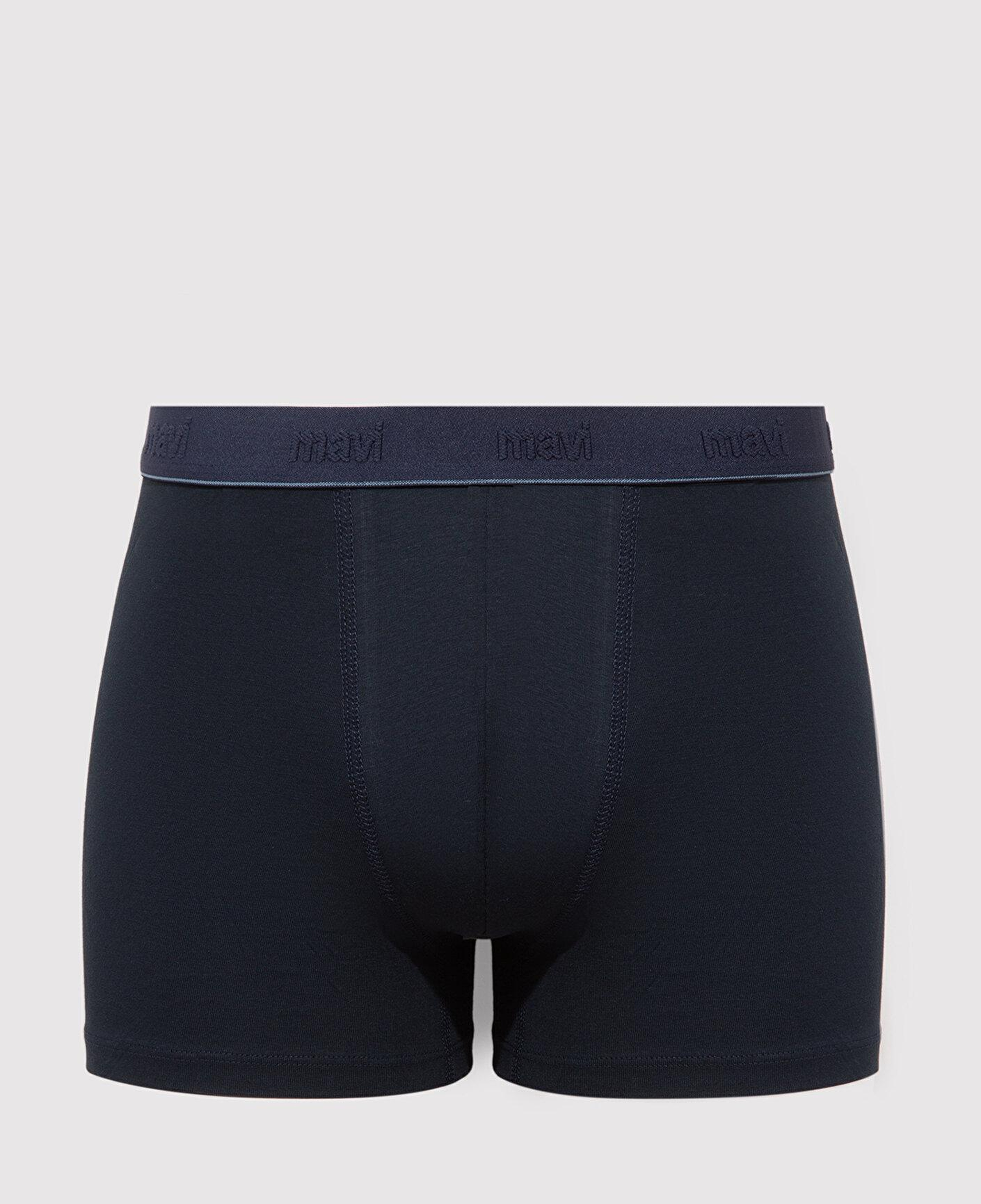 Mavi 3lü Baskılı Lacivert Boxer 0912226-70500