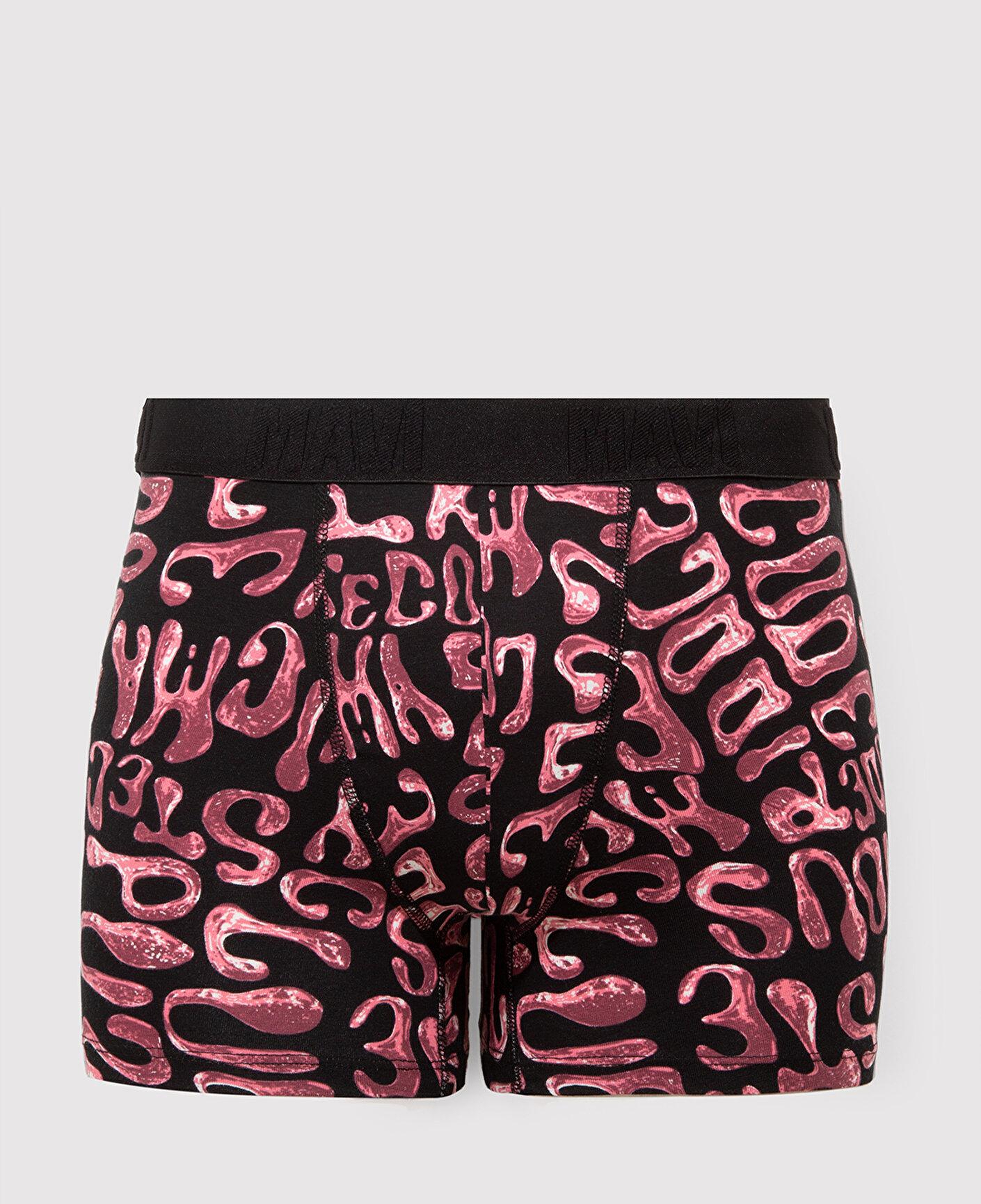 Mavi Baskılı Pembe Boxer 0912240-70398