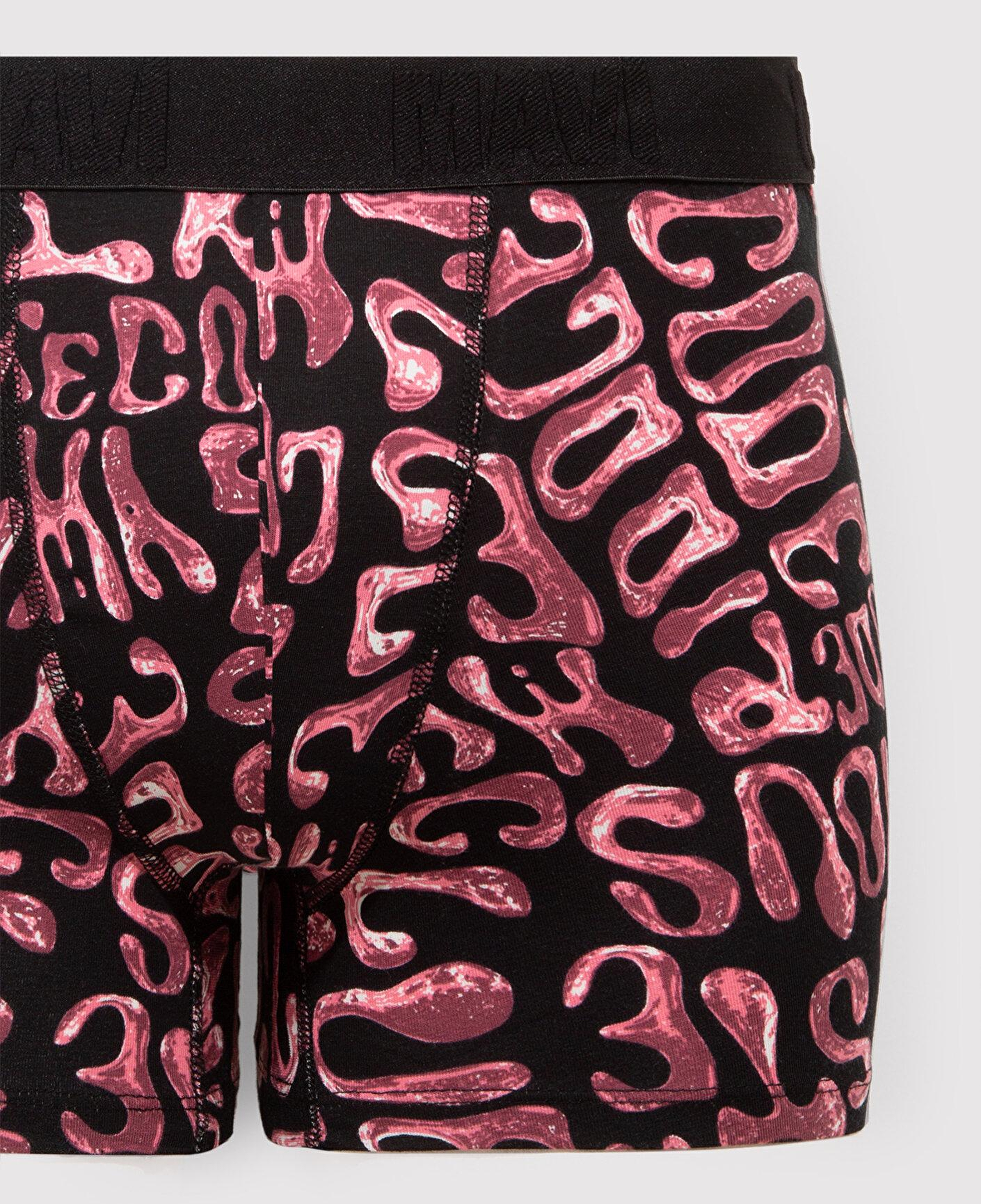 Mavi Baskılı Pembe Boxer 0912240-70398
