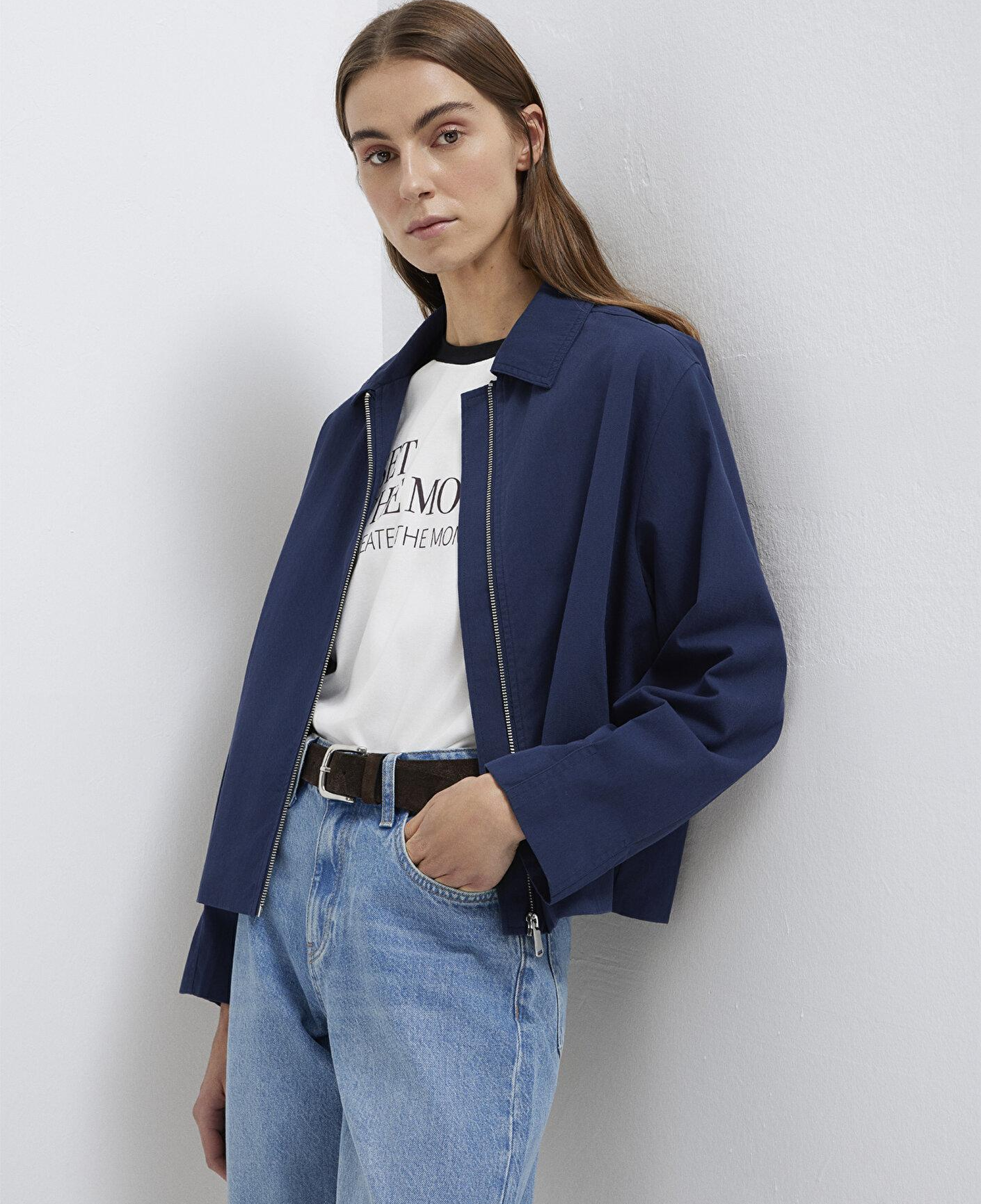 Mavi Lacivert Ceket Oversize / Geniş Kesim 1110821-70497