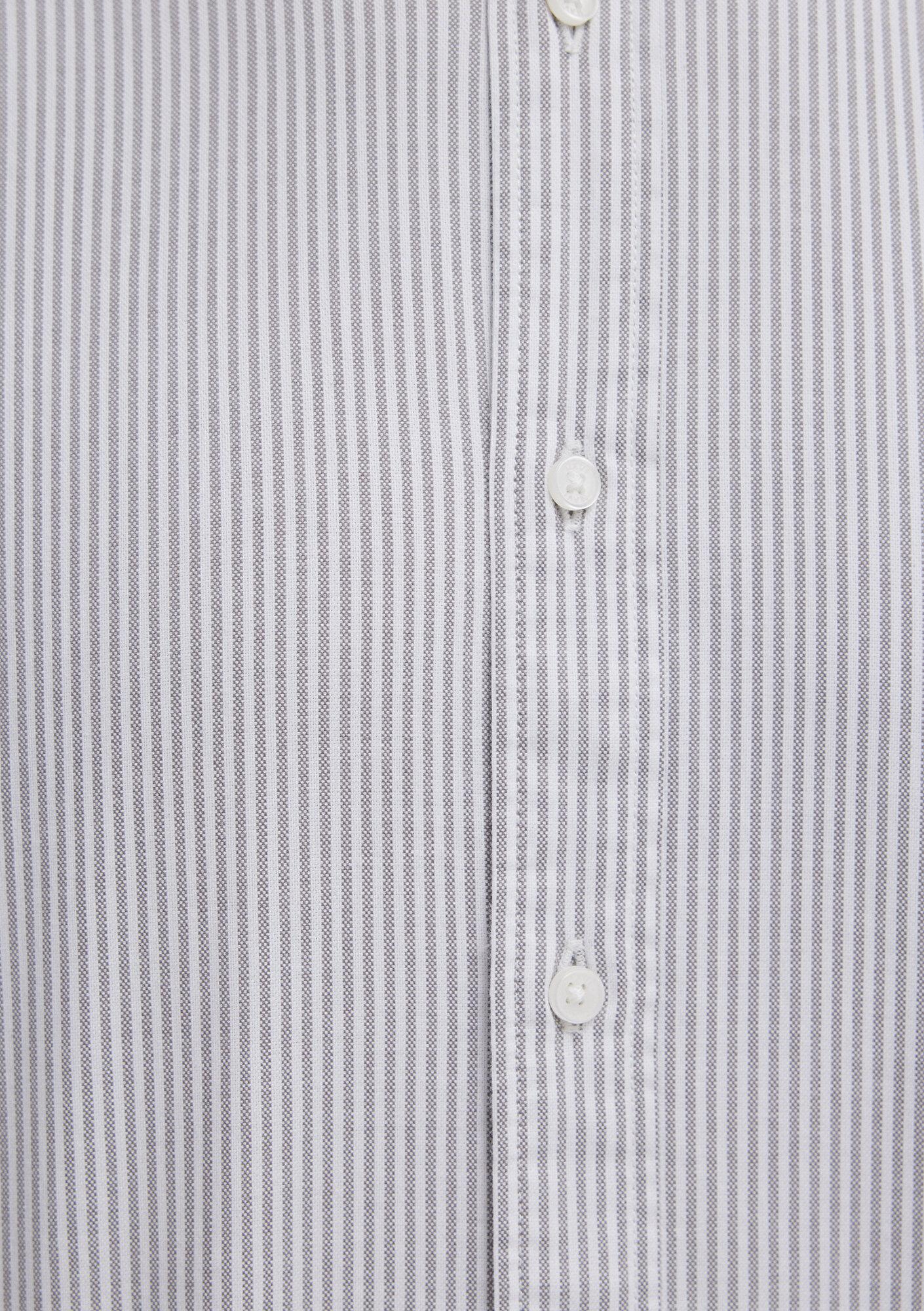 Mavi Gri Çizgili Beyaz Gömlek Slim Fit / Dar Kesim 0211916-91472