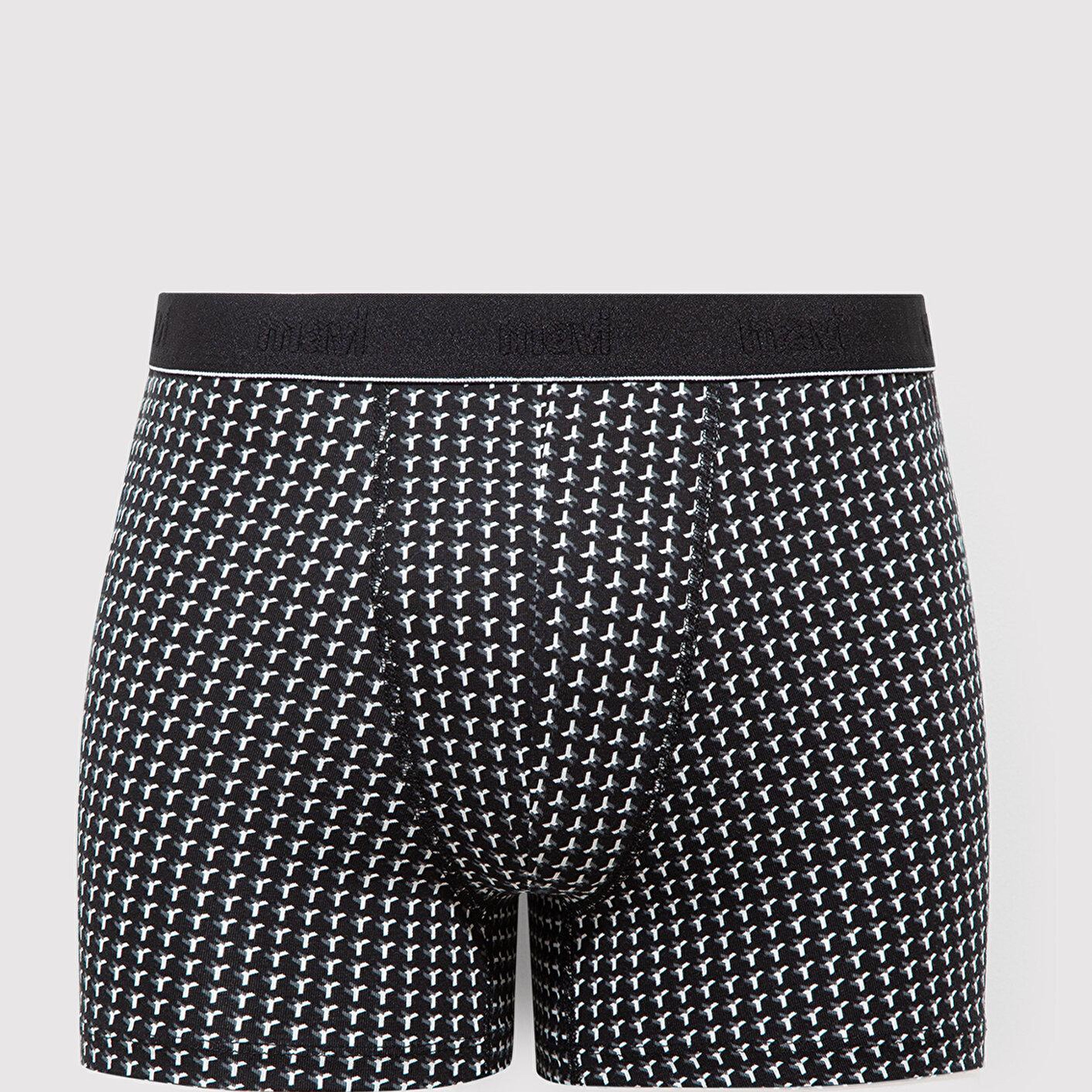 Mavi 5li Siyah Boxer 0912284-900