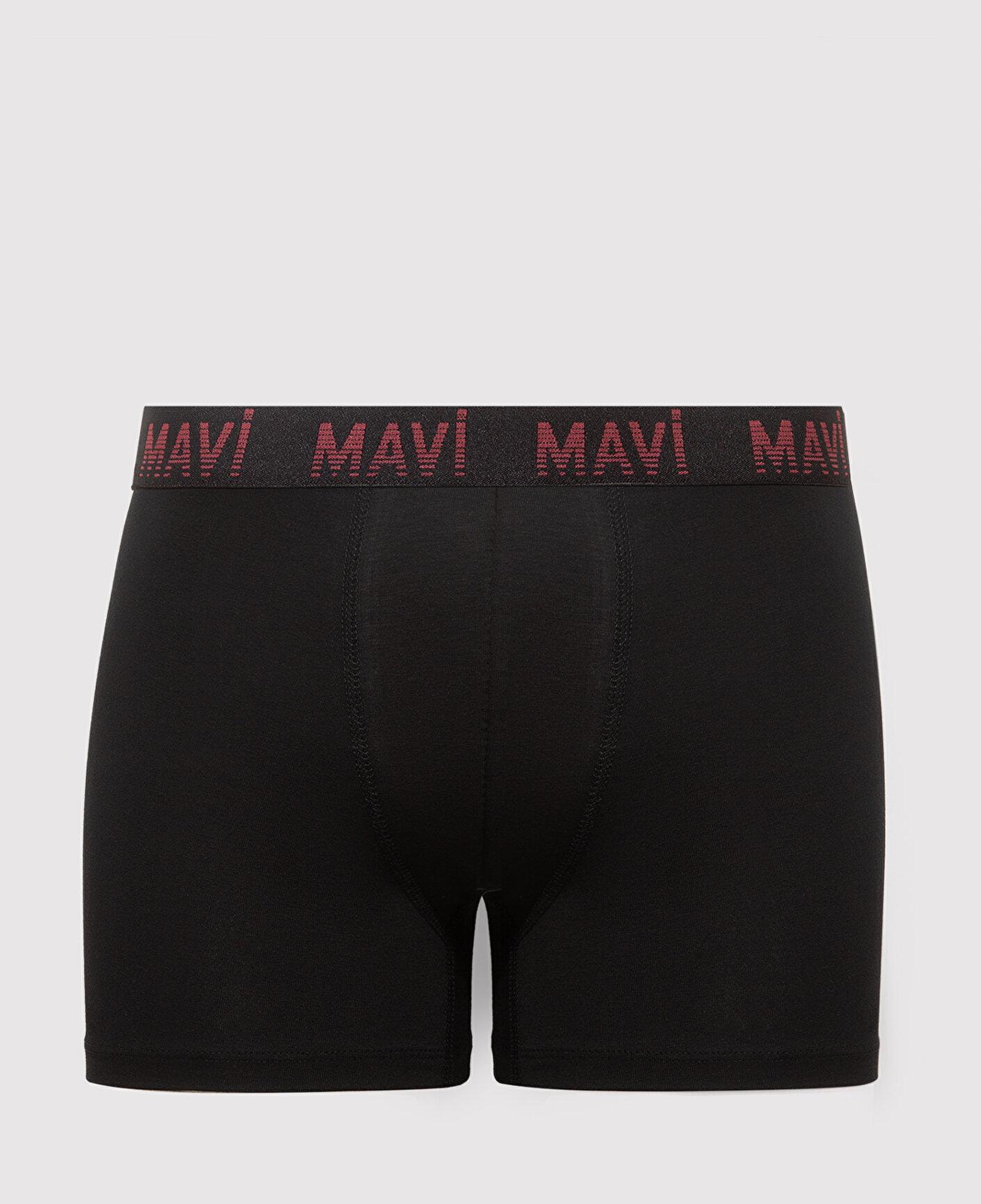 Mavi 7li Siyah Basic Boxer 0912287-900