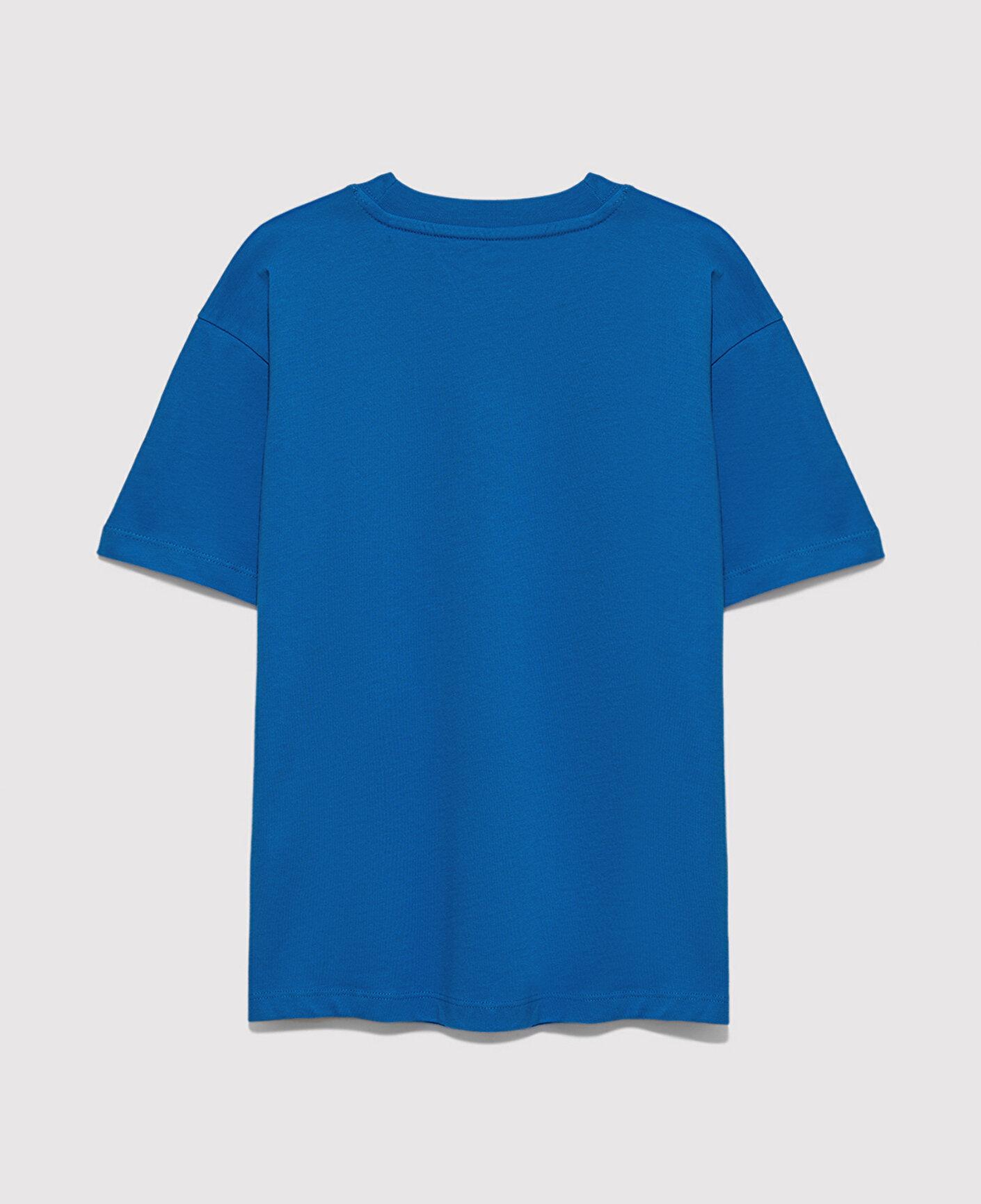 Mavi Mavi Baskılı Mavi Tişört Loose Fit / Bol Rahat Kesim 6610484-70902